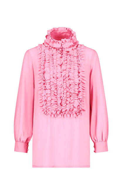 Iconic Frill Blouse (Pinks)