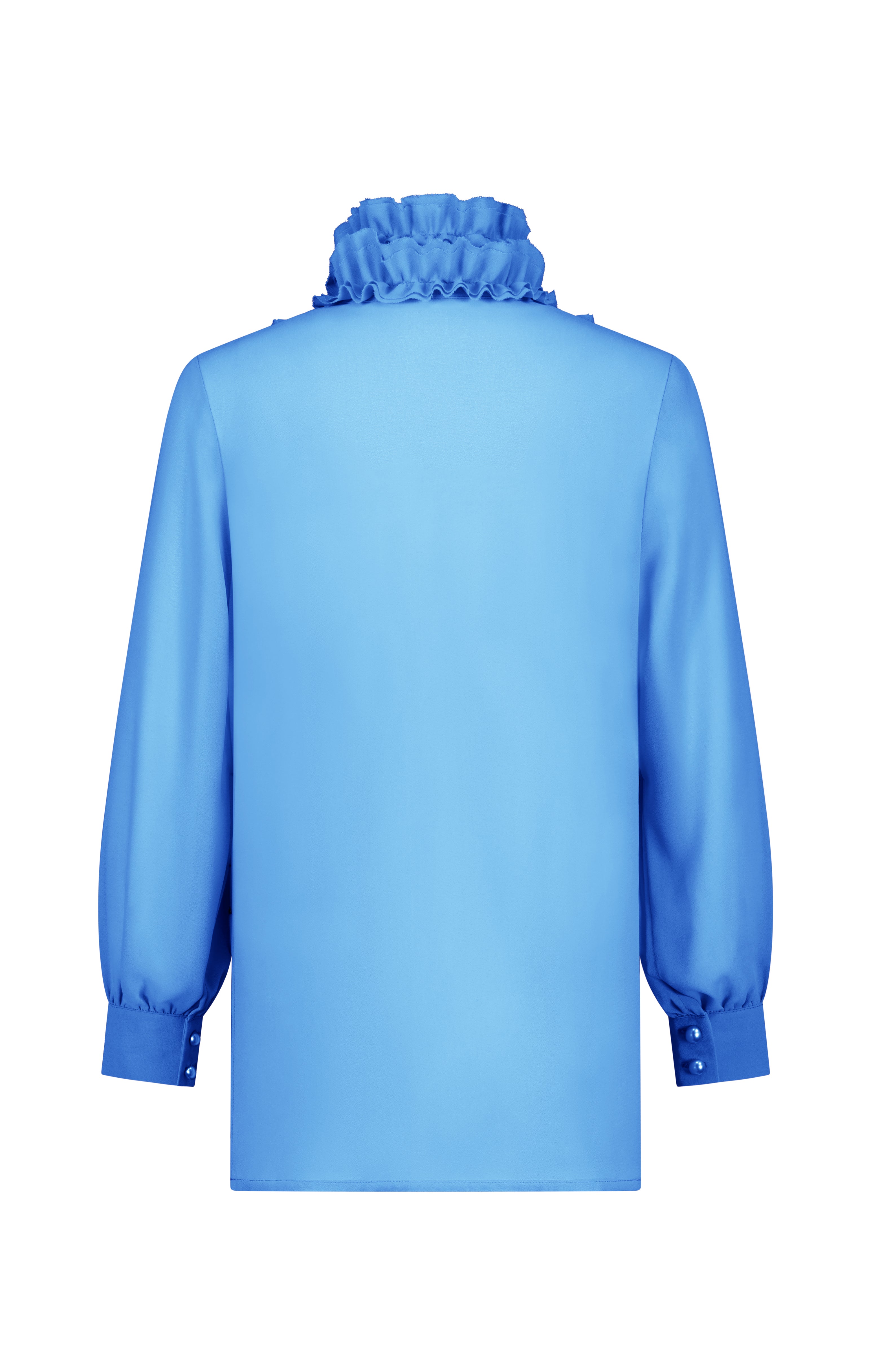 Iconic Frill Blouse (Blue)