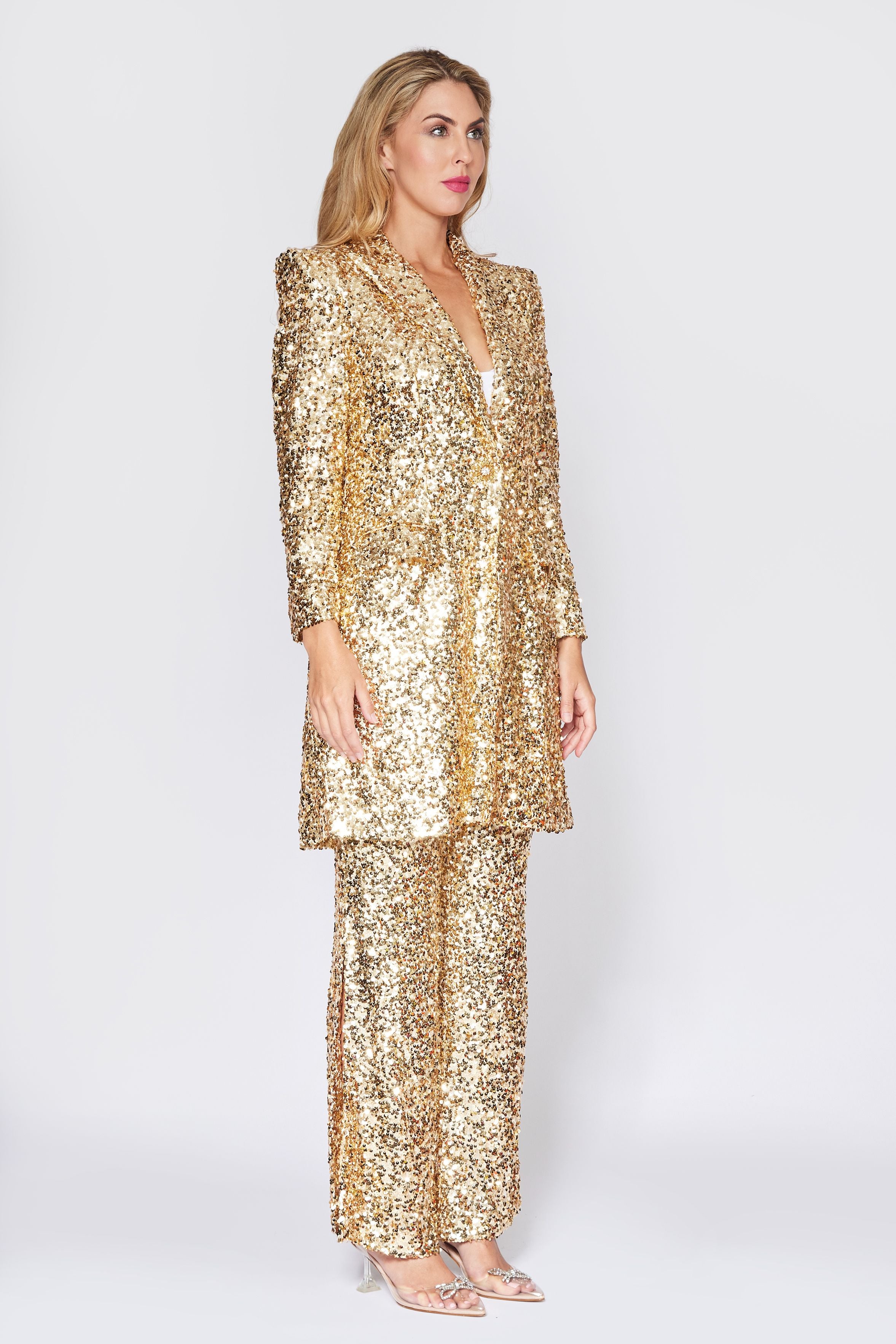 Gold Sequin Theatre Coat