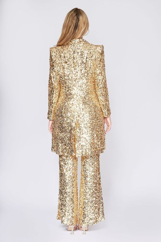 Gold Sequin Theatre Coat