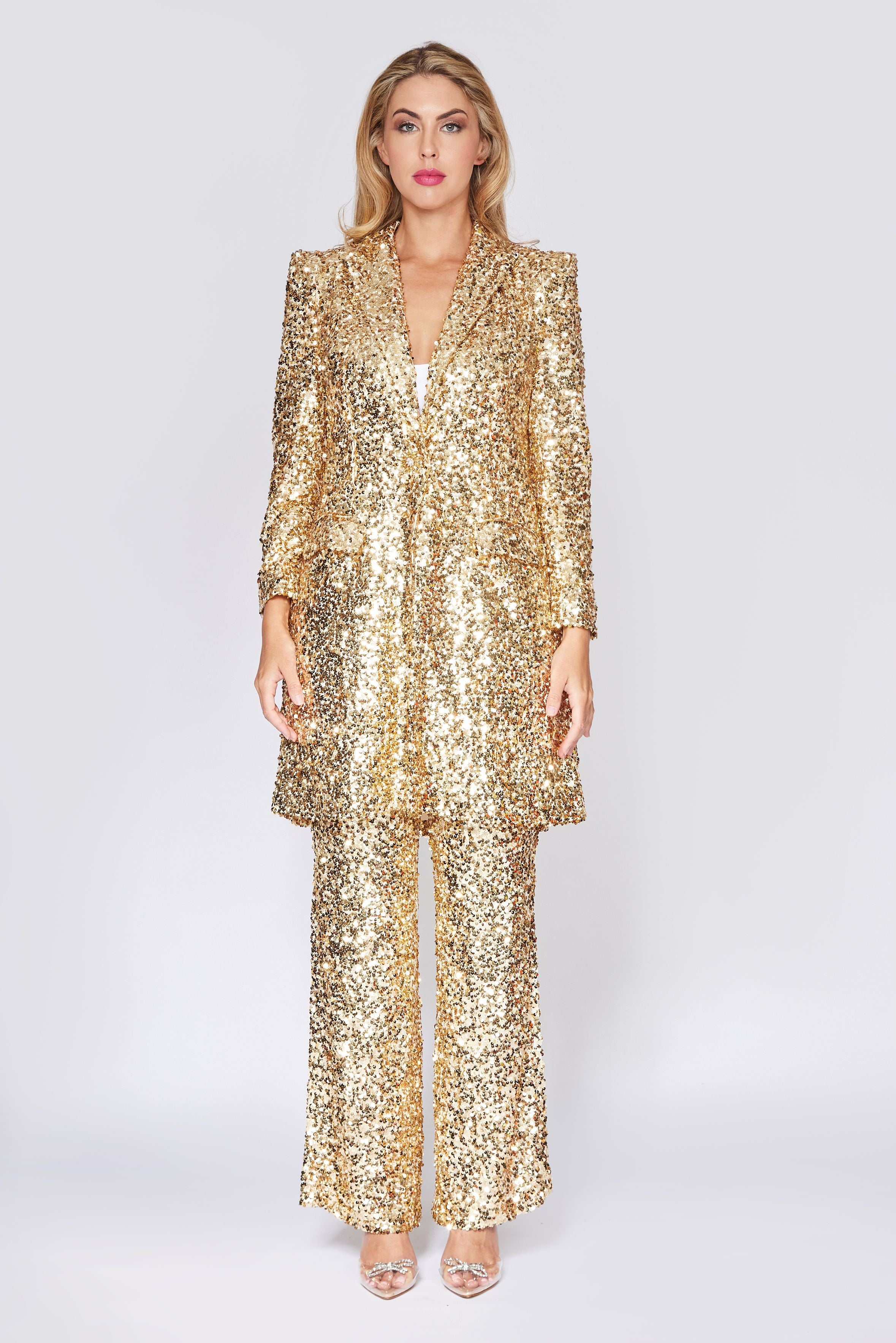 Gold Sequin Theatre Coat