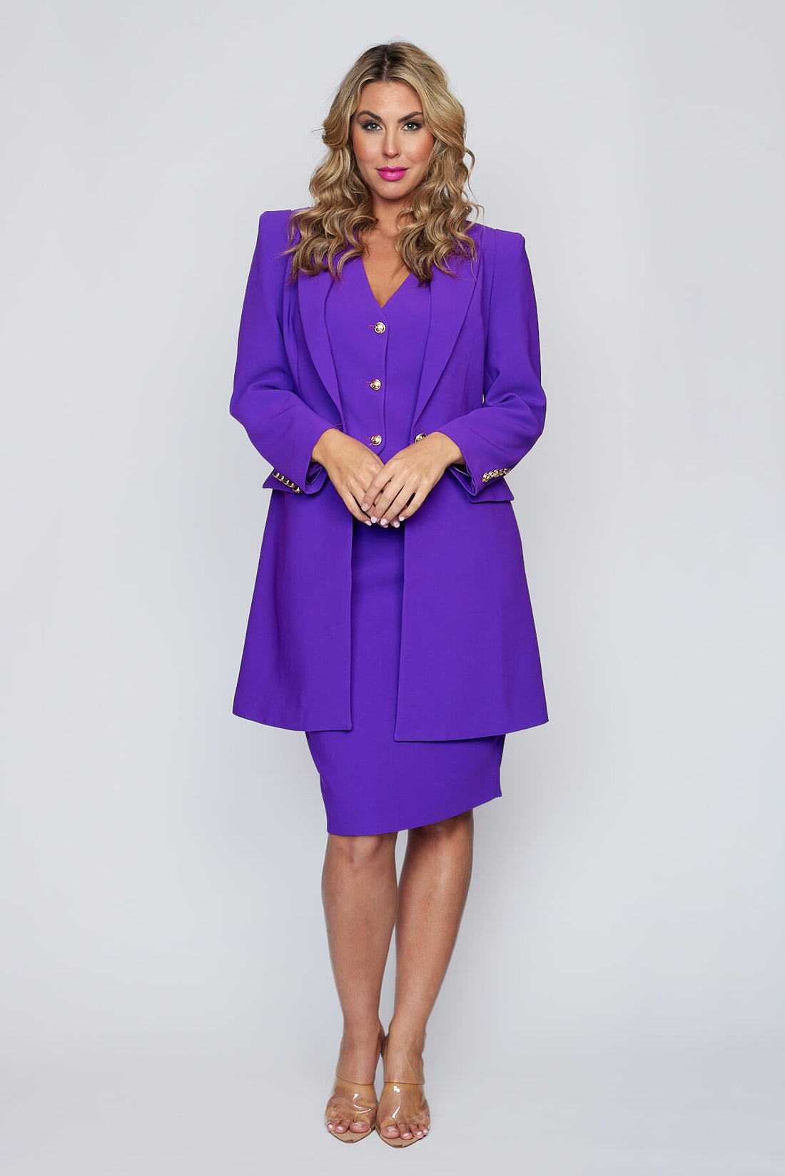 Purple Longline Jacket