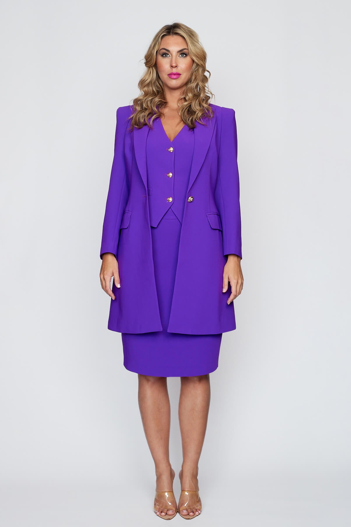 Purple Longline Jacket