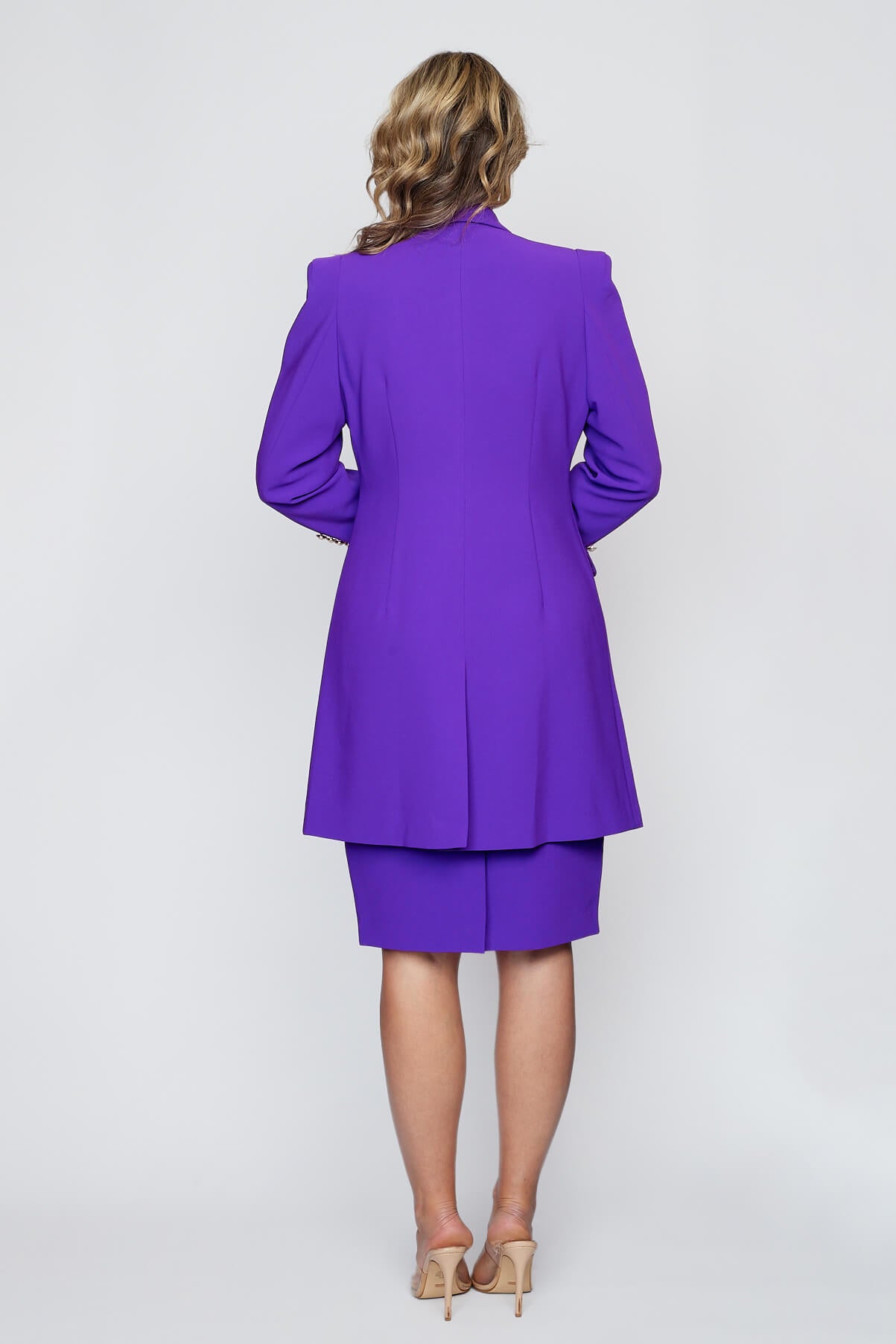 Purple Longline Jacket