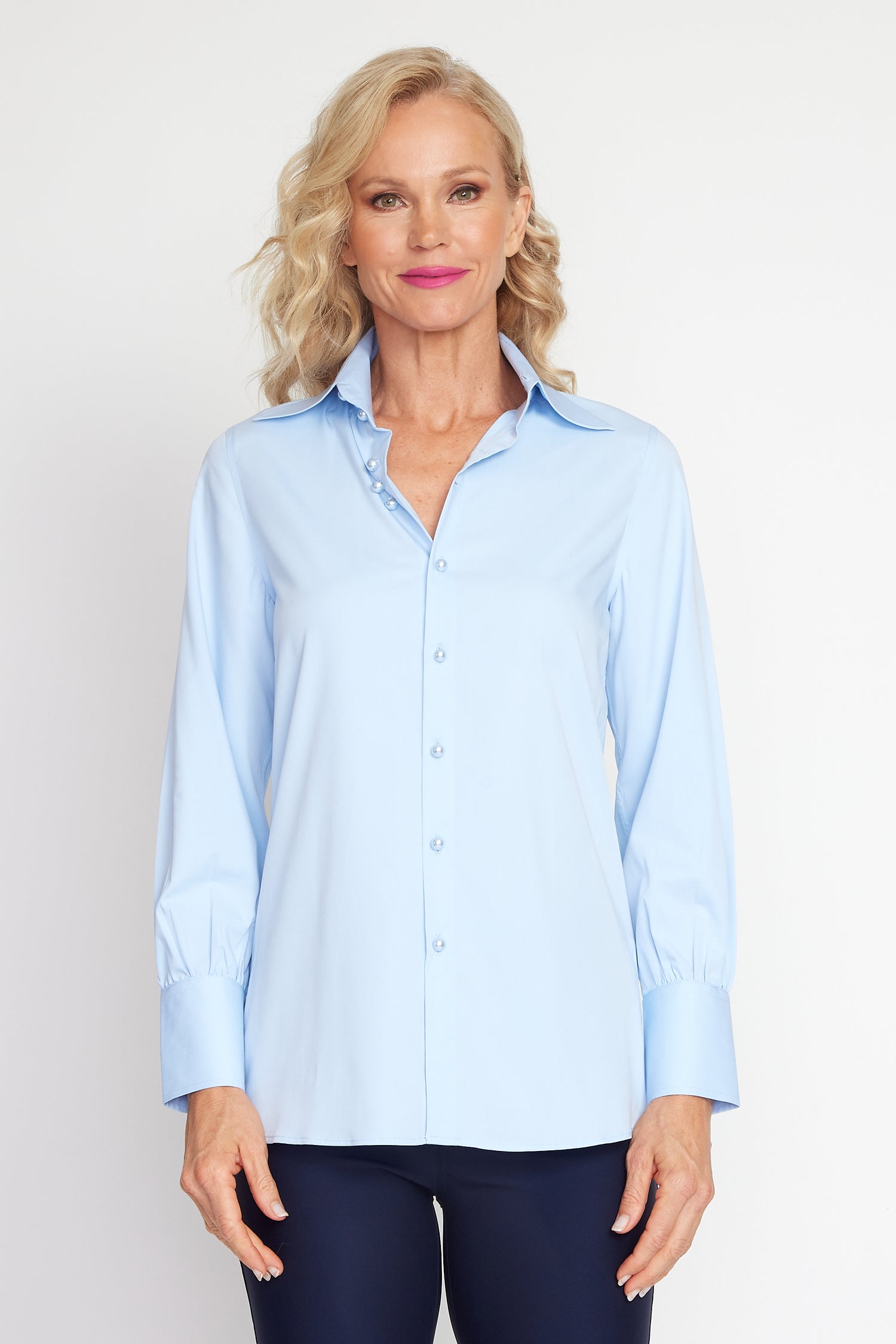 Baby Blue Cotton Classic Shirt