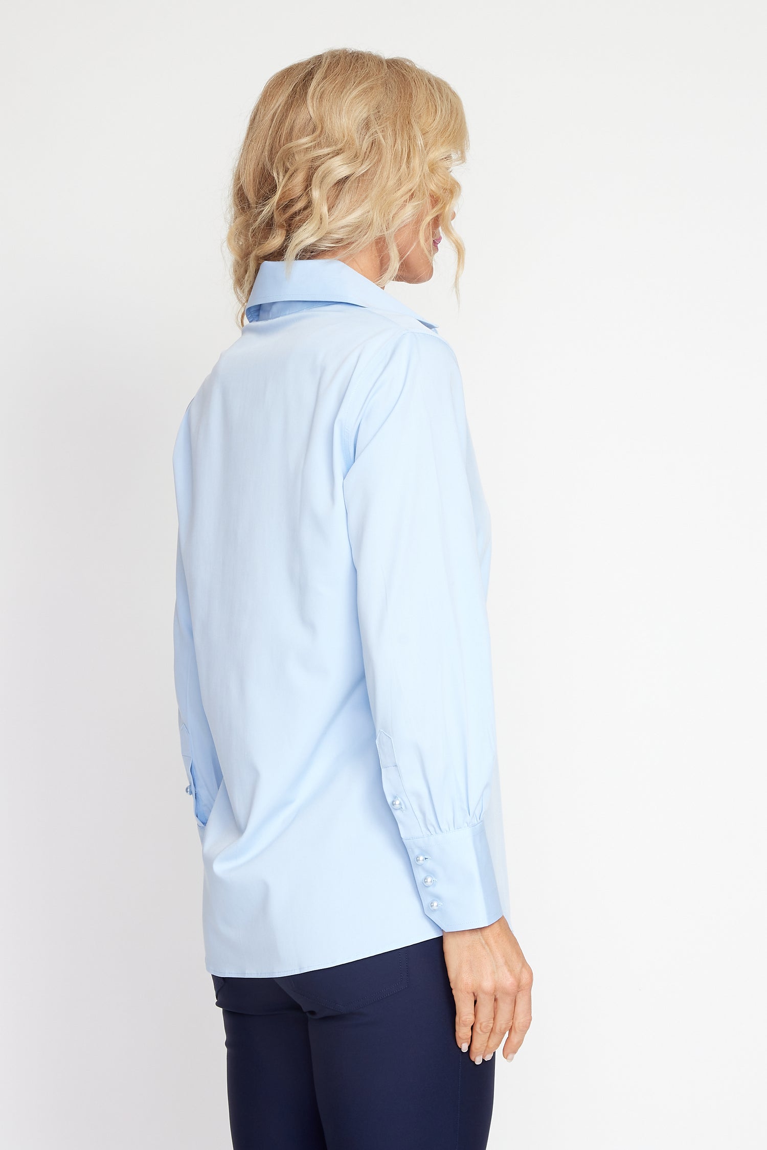 Baby Blue Cotton Classic Shirt