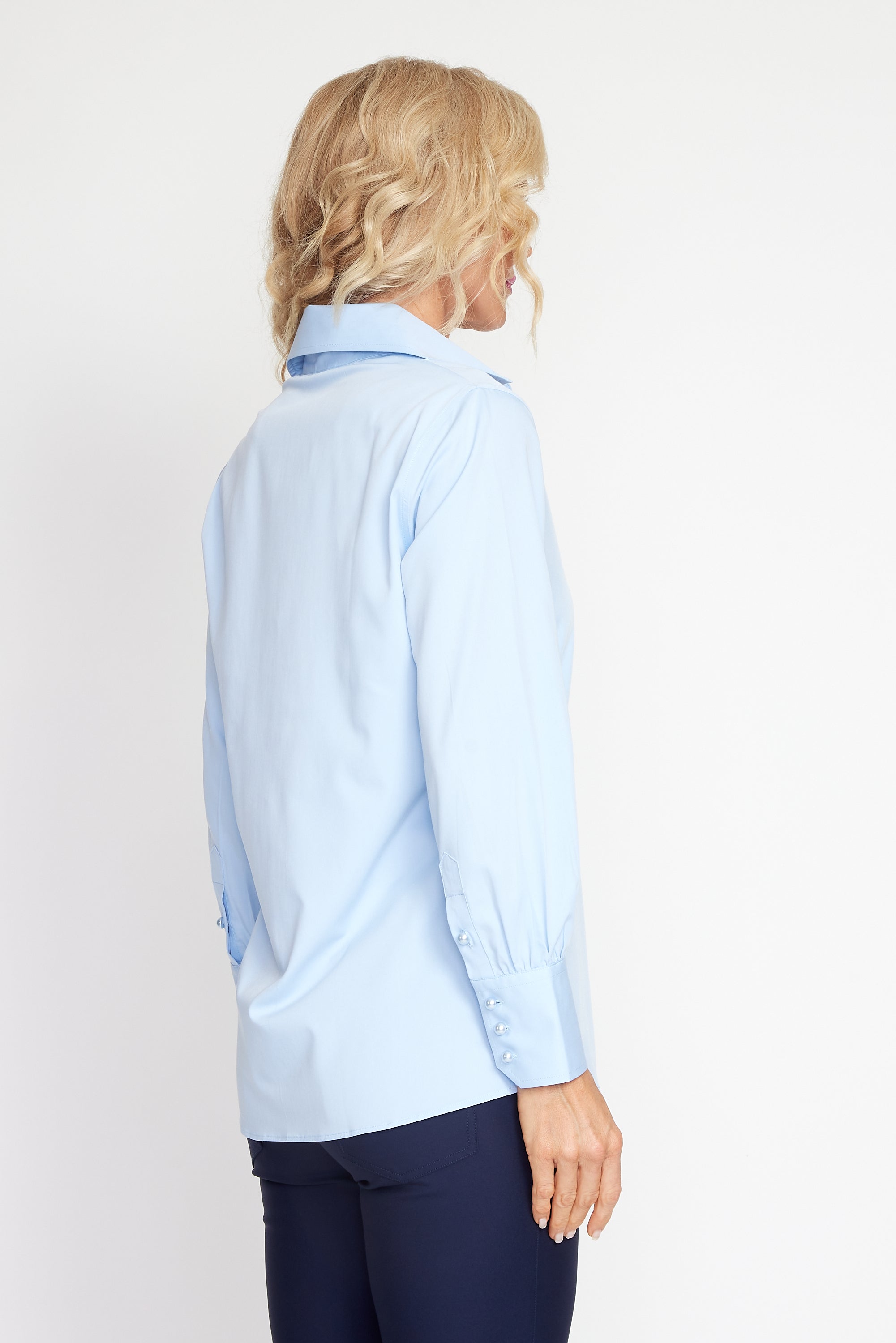Baby Blue Cotton Classic Shirt