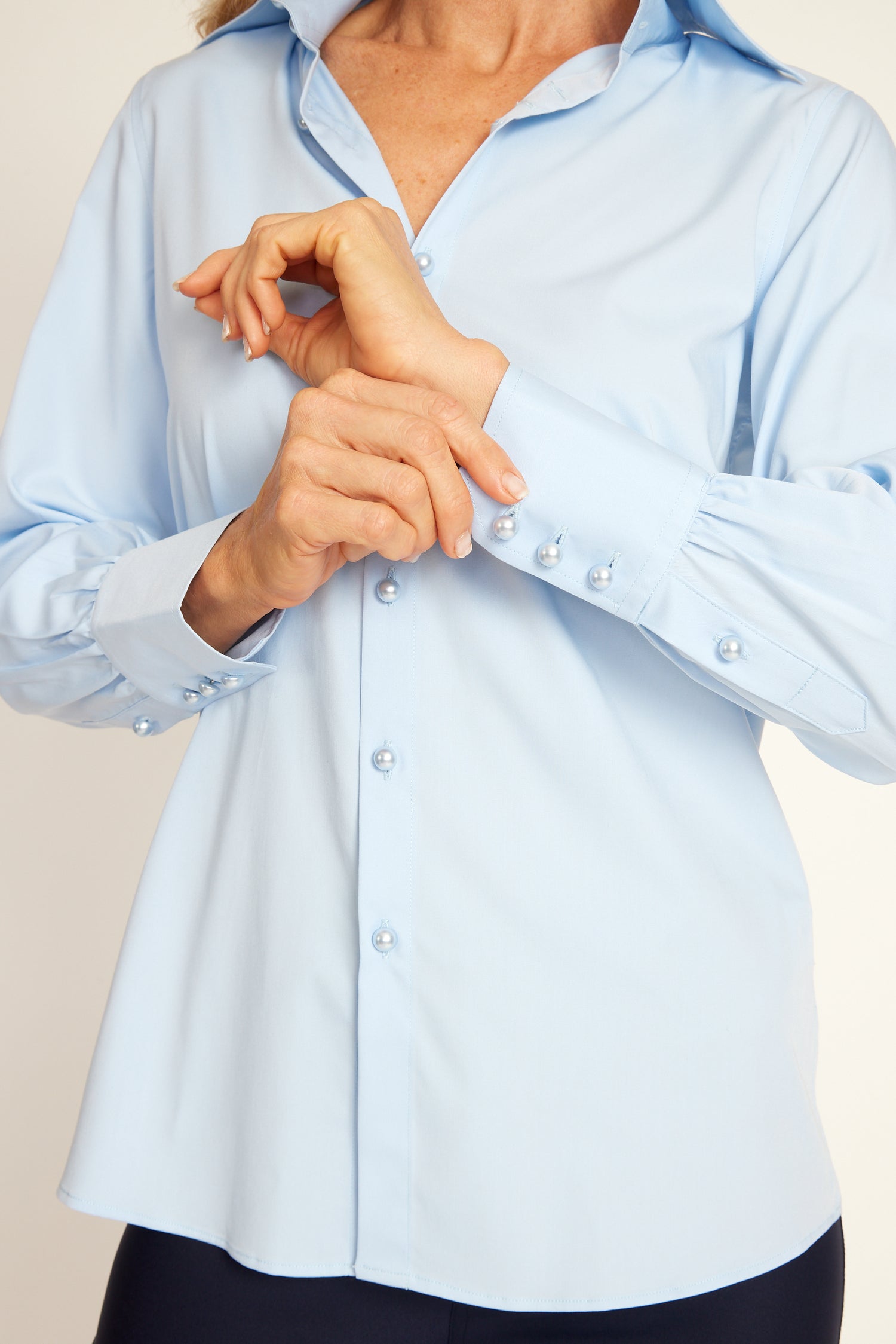 Baby Blue Cotton Classic Shirt
