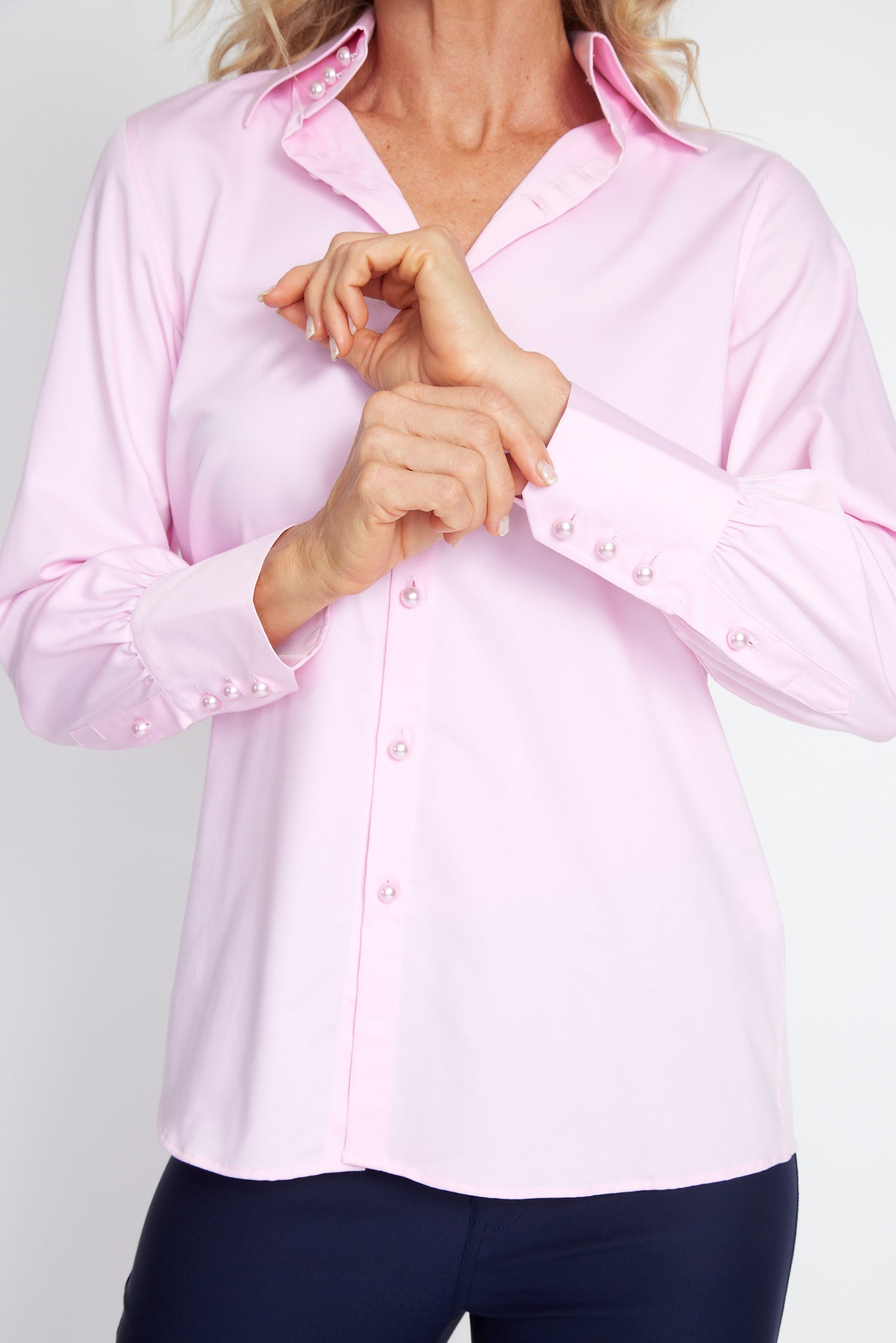 Baby Pink Cotton Classic Shirt