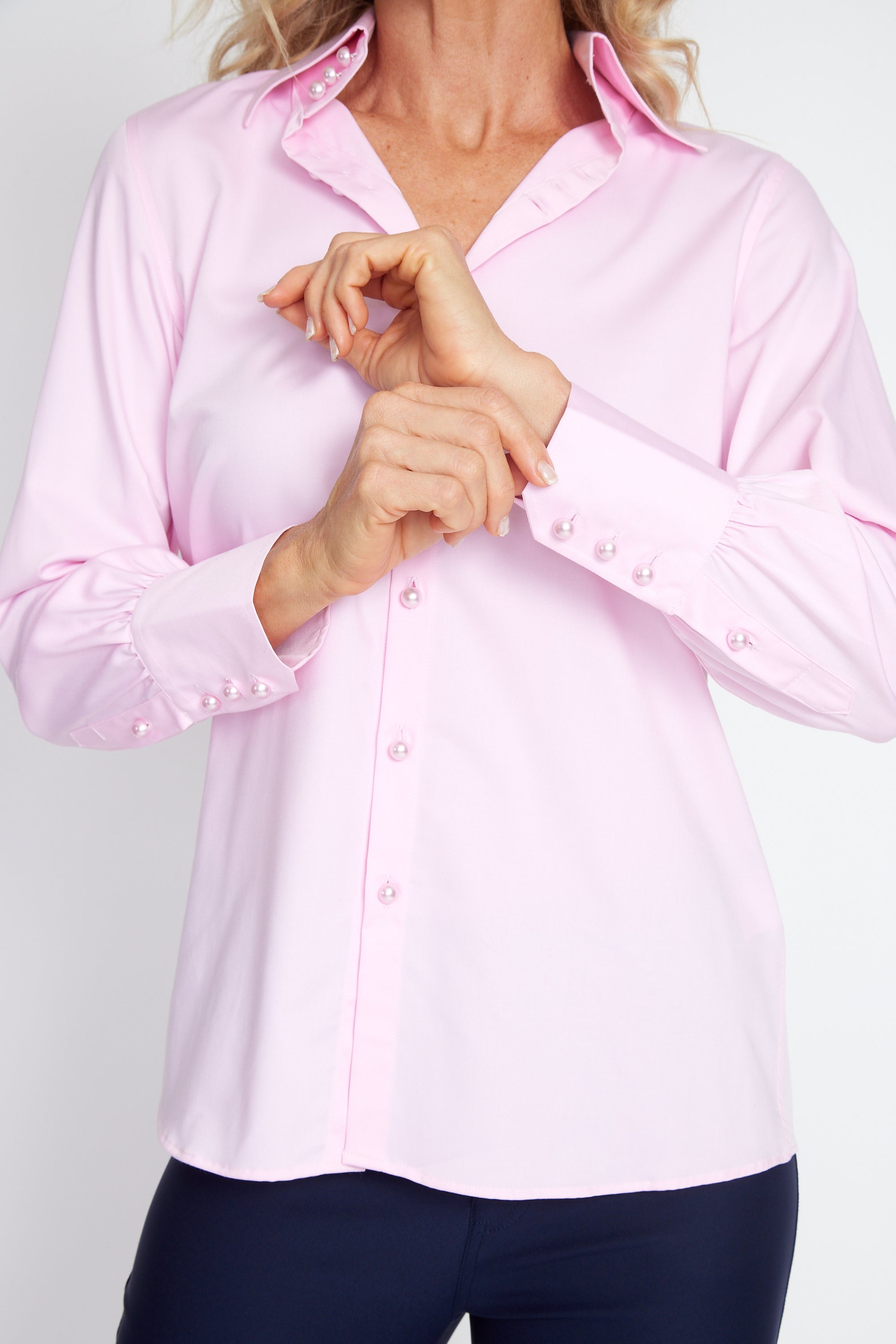 Baby Pink Cotton Classic Shirt