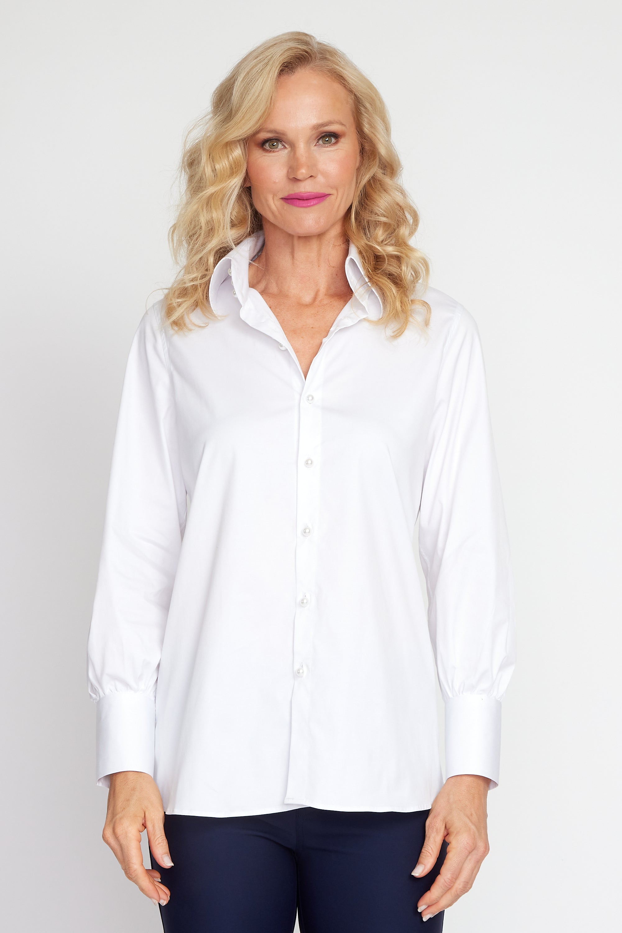 White Cotton Classic Shirt