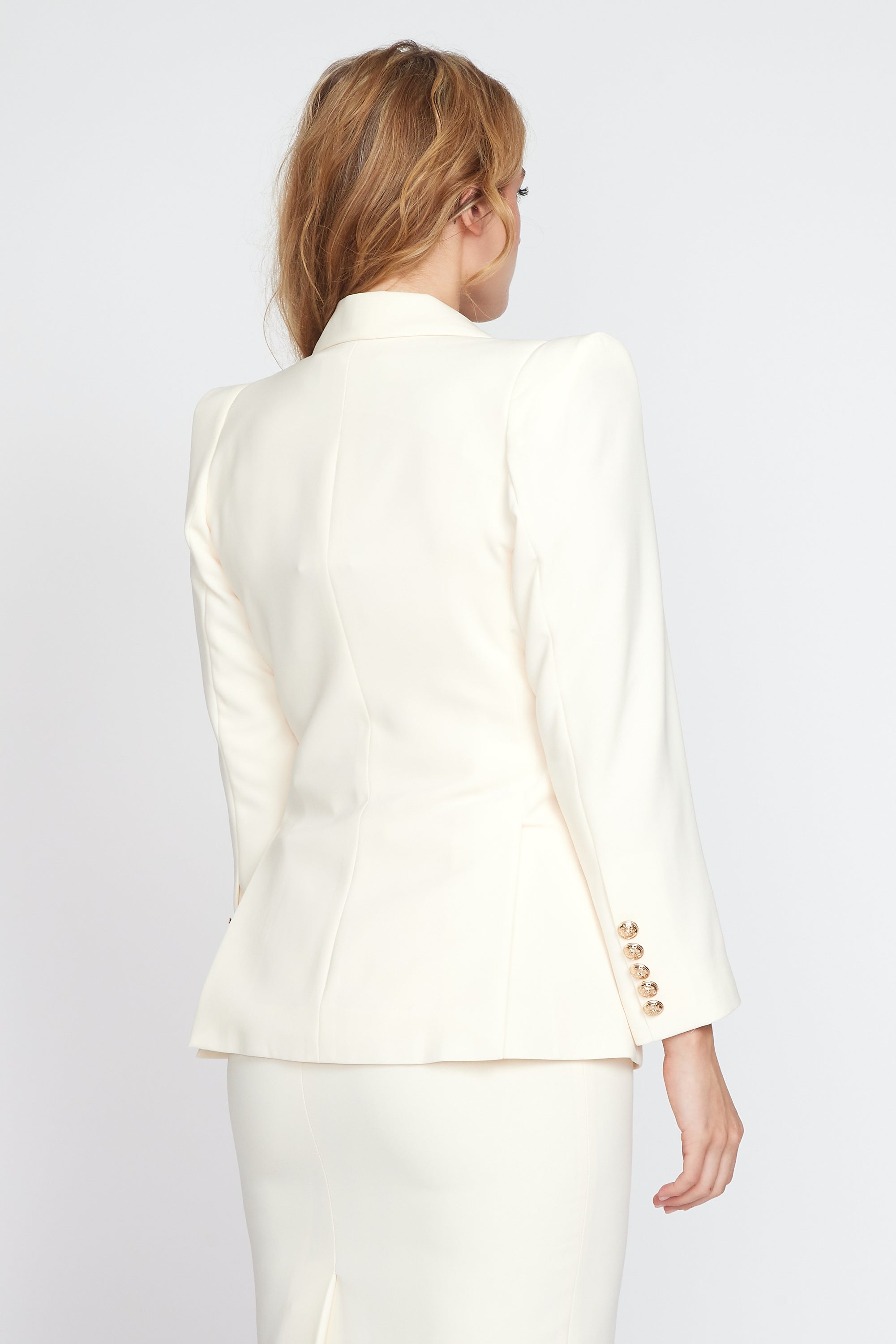 Cream Corporate Jacket