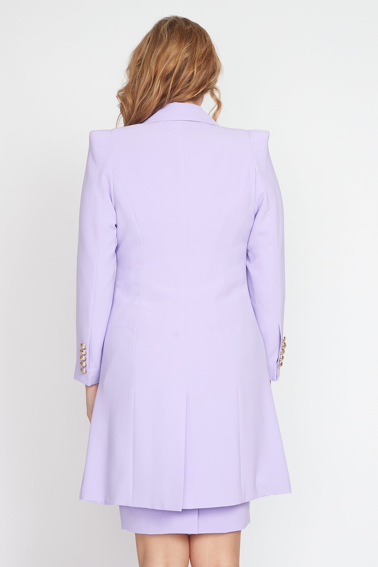 Lilac Longline Jacket