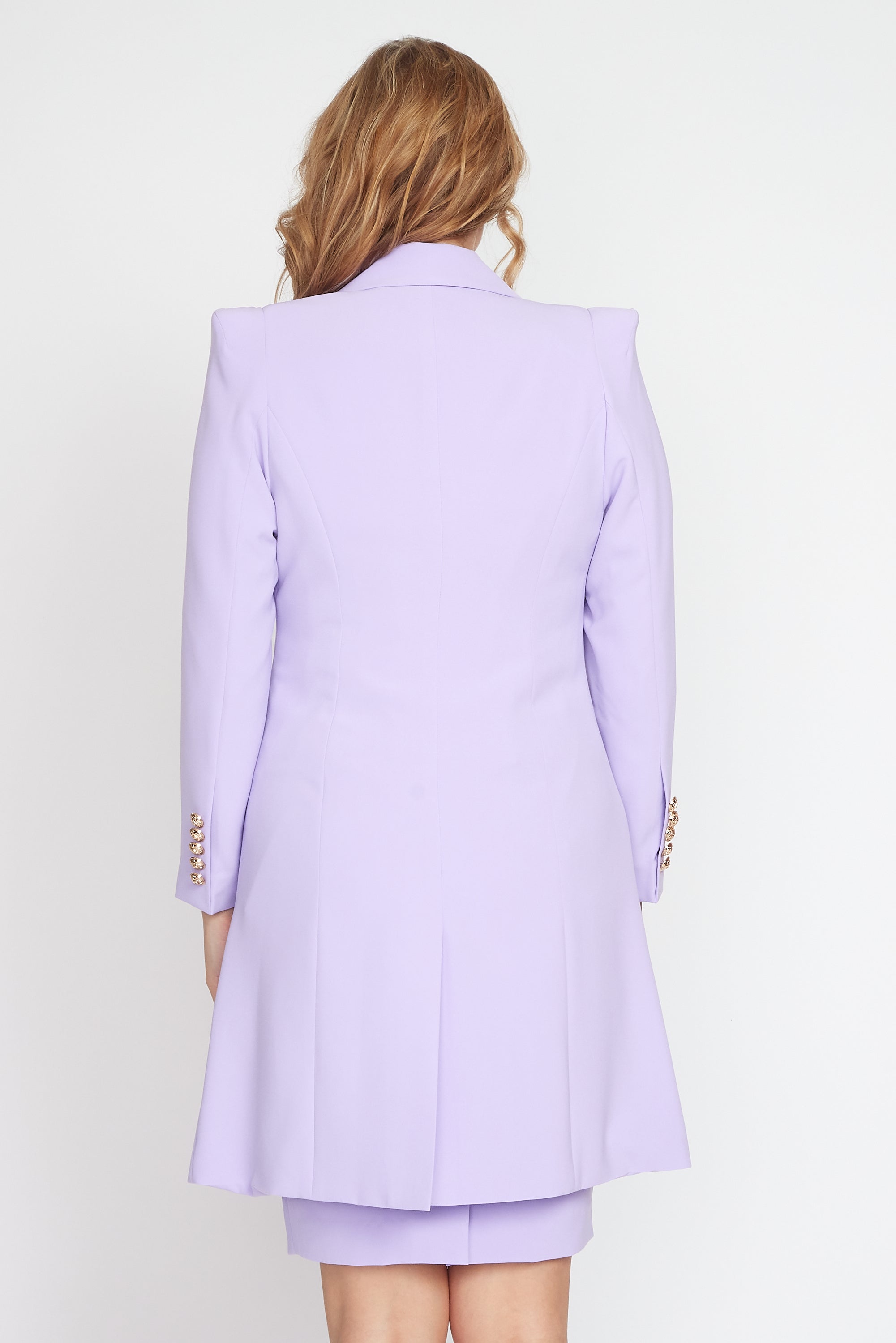 Lilac Longline Jacket