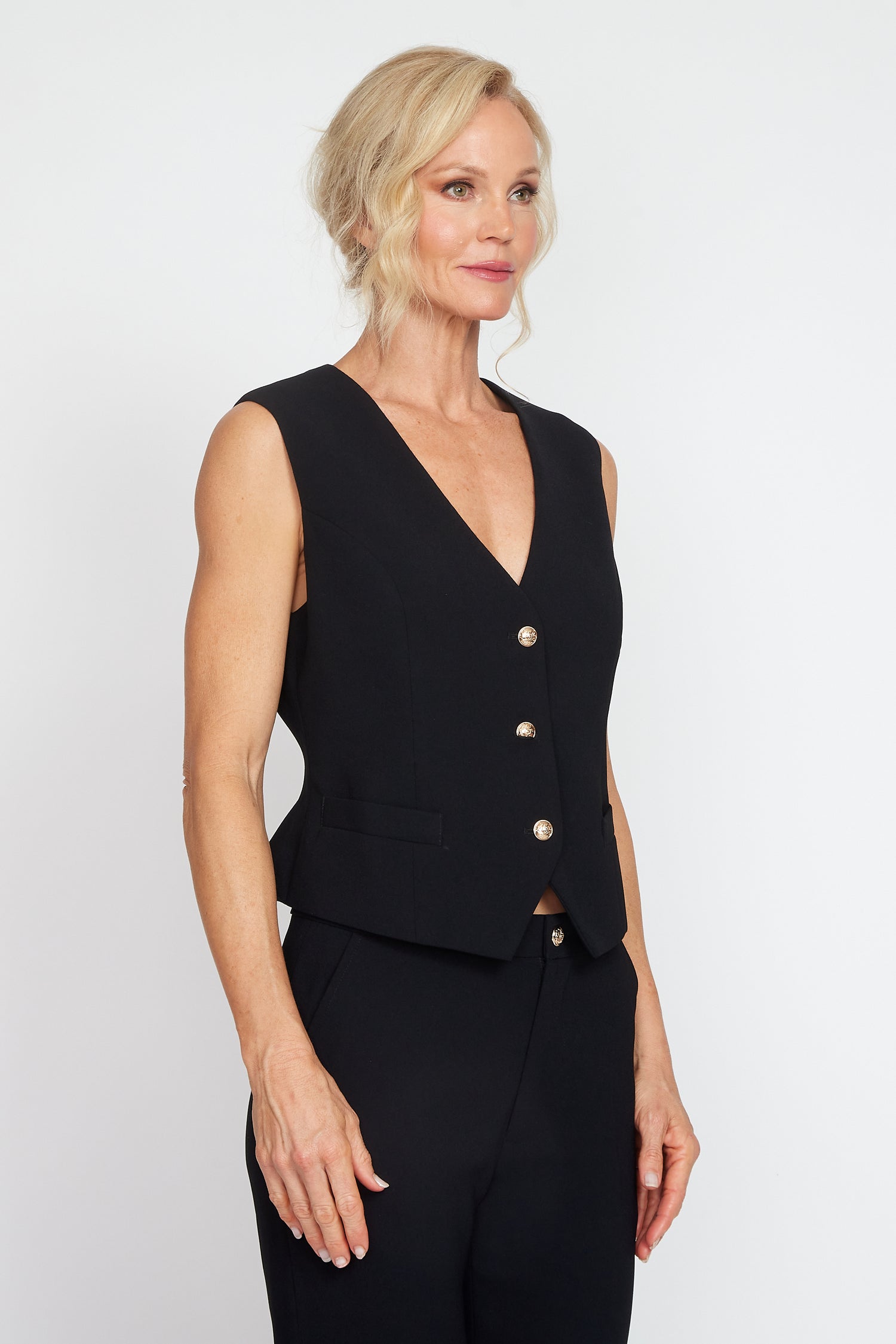 Black Corporate Vest