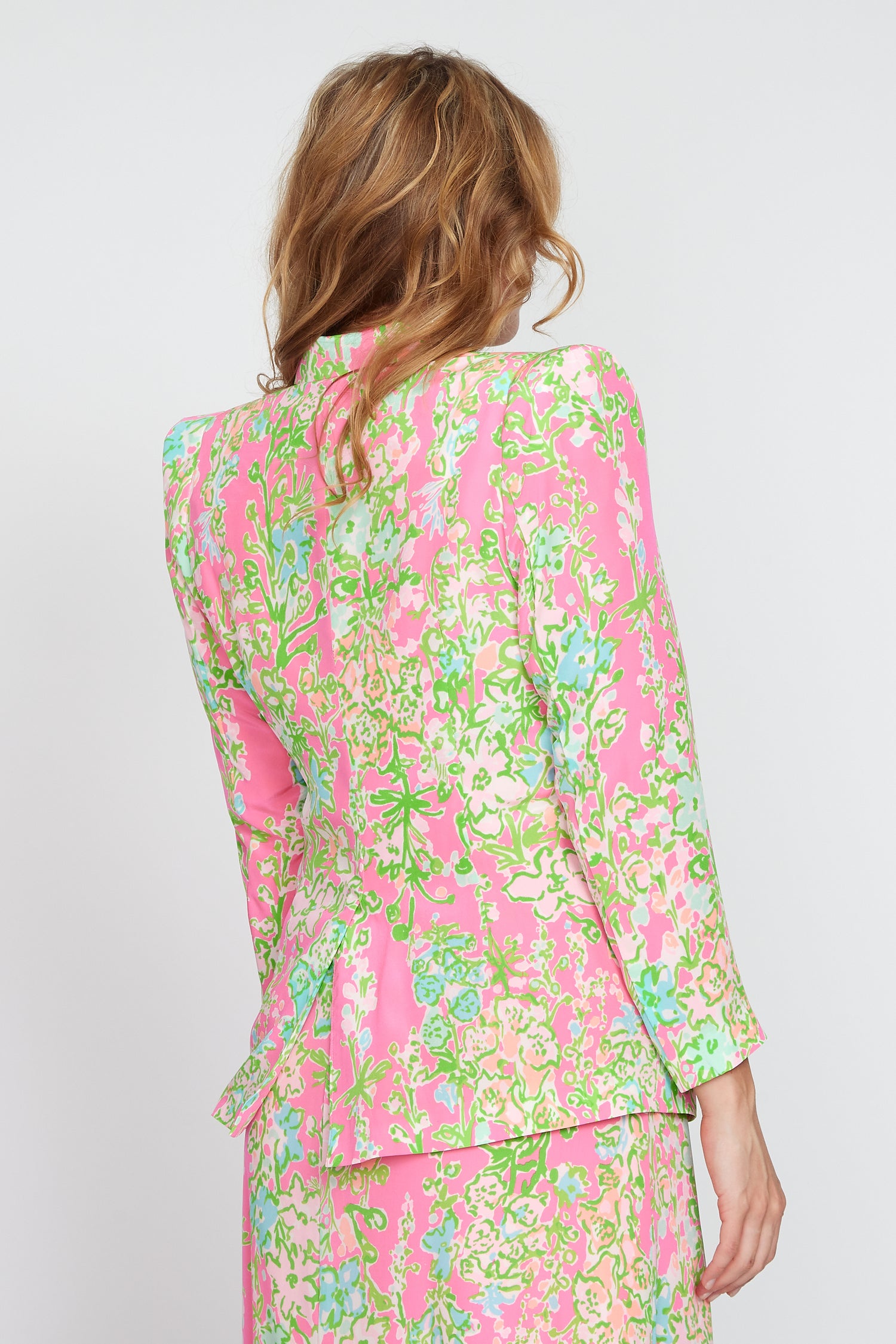 Pink and Green Classic Jacket