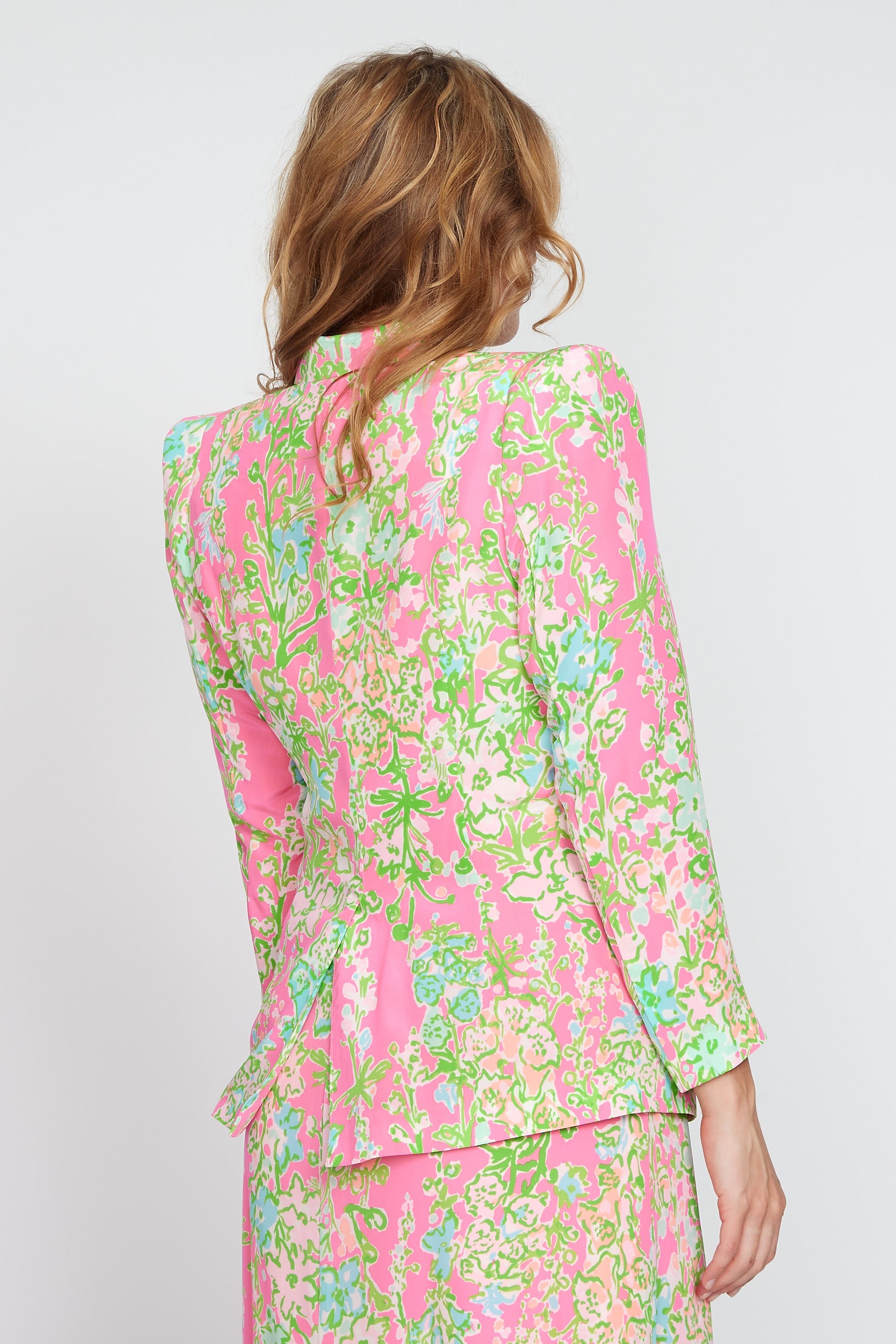 Pink and Green Classic Jacket