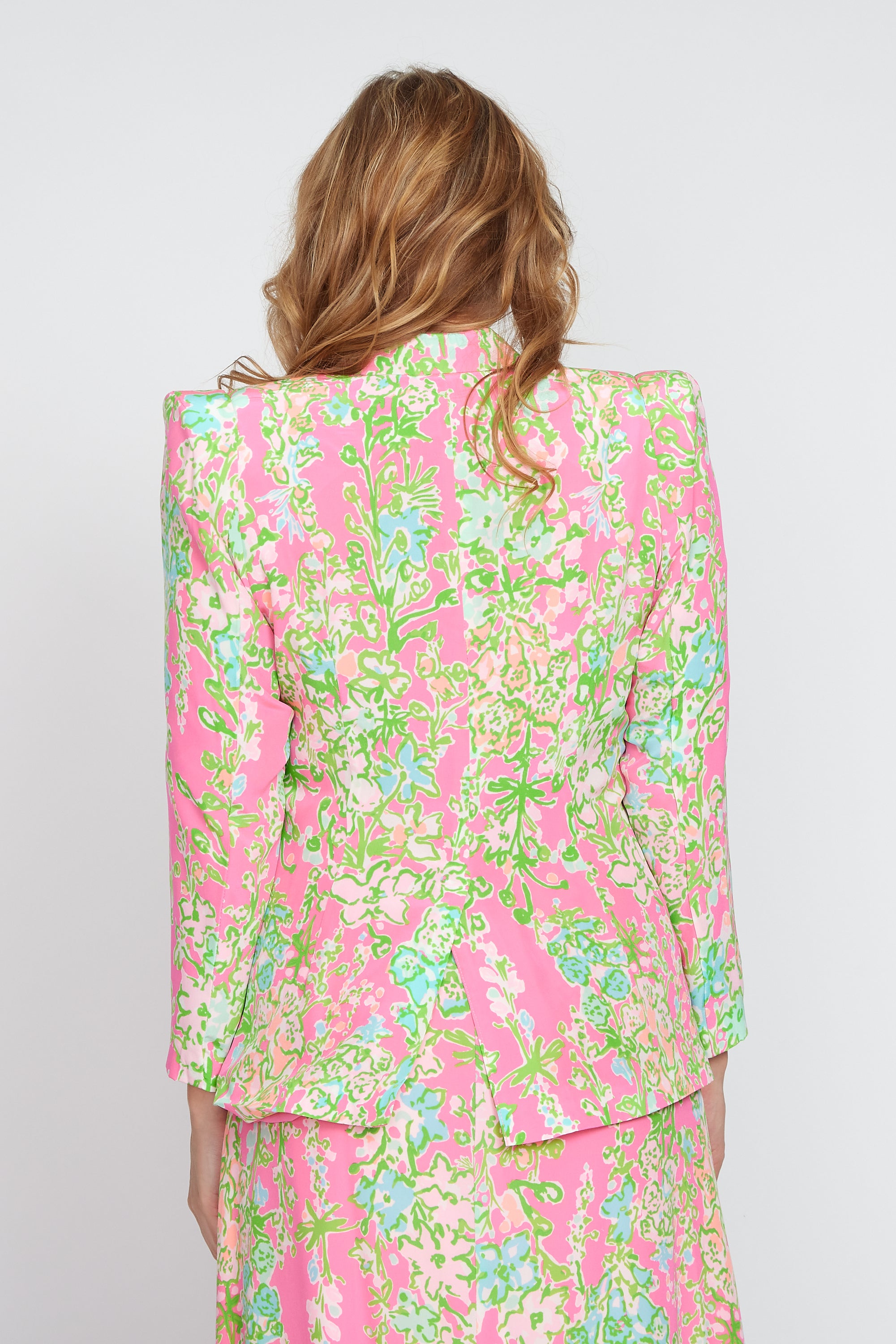 Pink and Green Classic Jacket