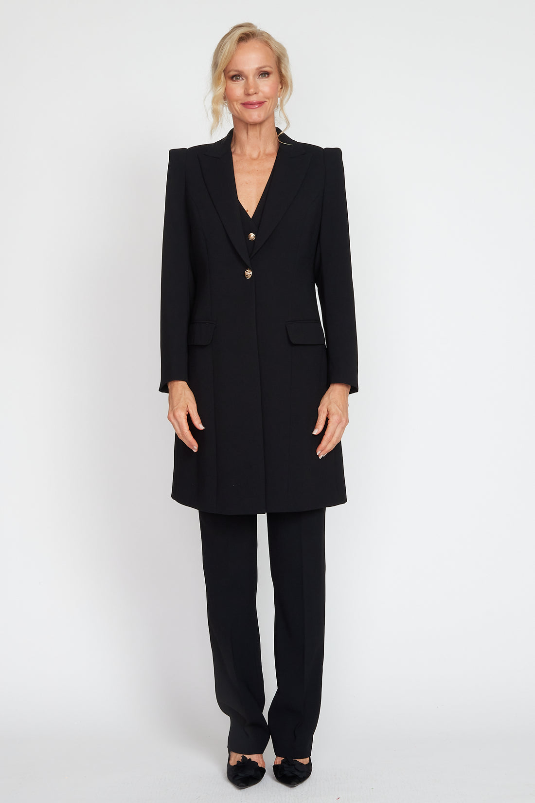 Black Longline Jacket