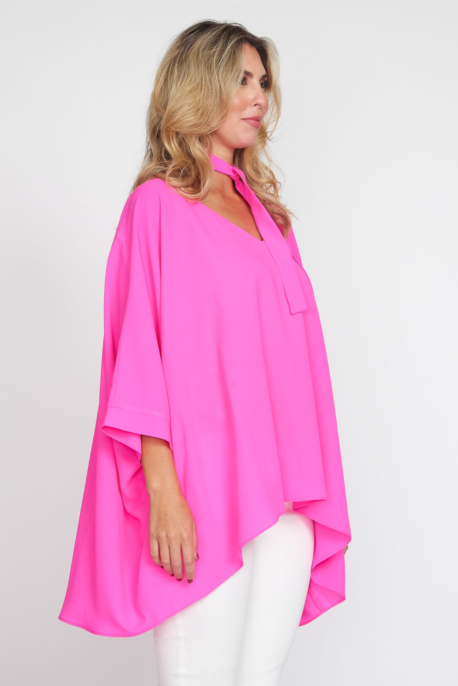 Lipstick Pink Holiday Top