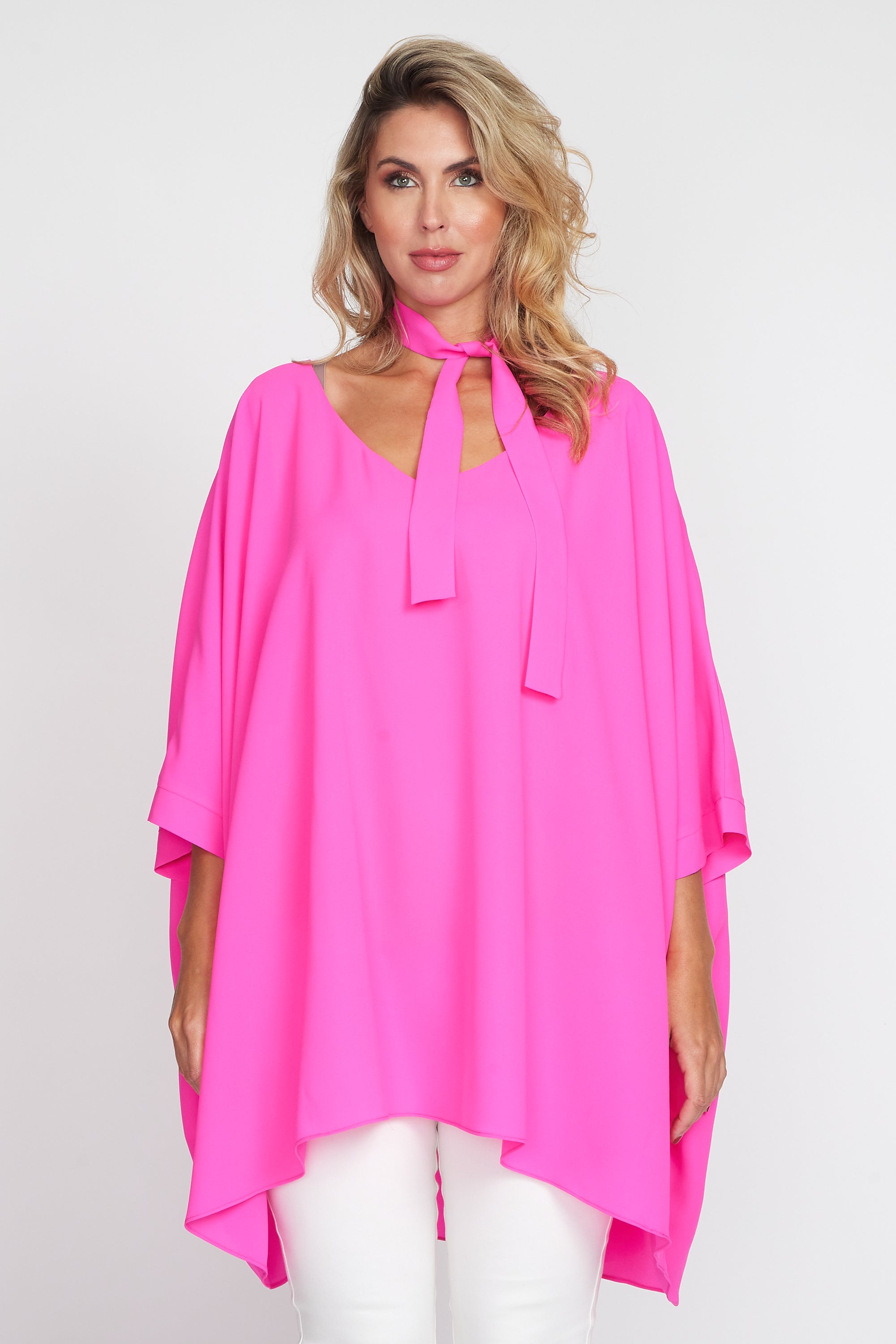 Lipstick Pink Holiday Top