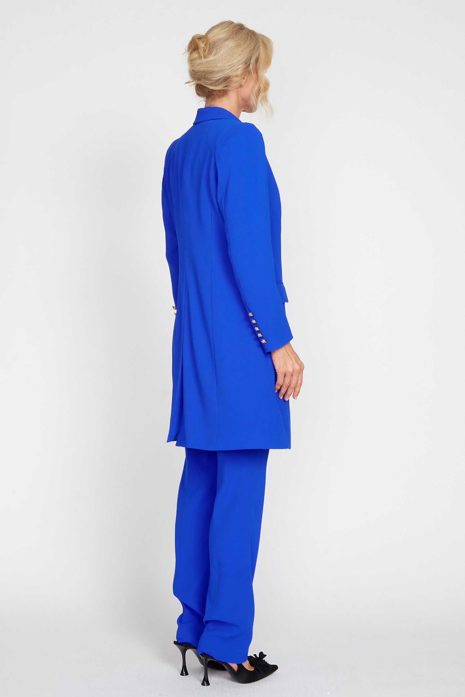 Electric Blue Longline Jacket