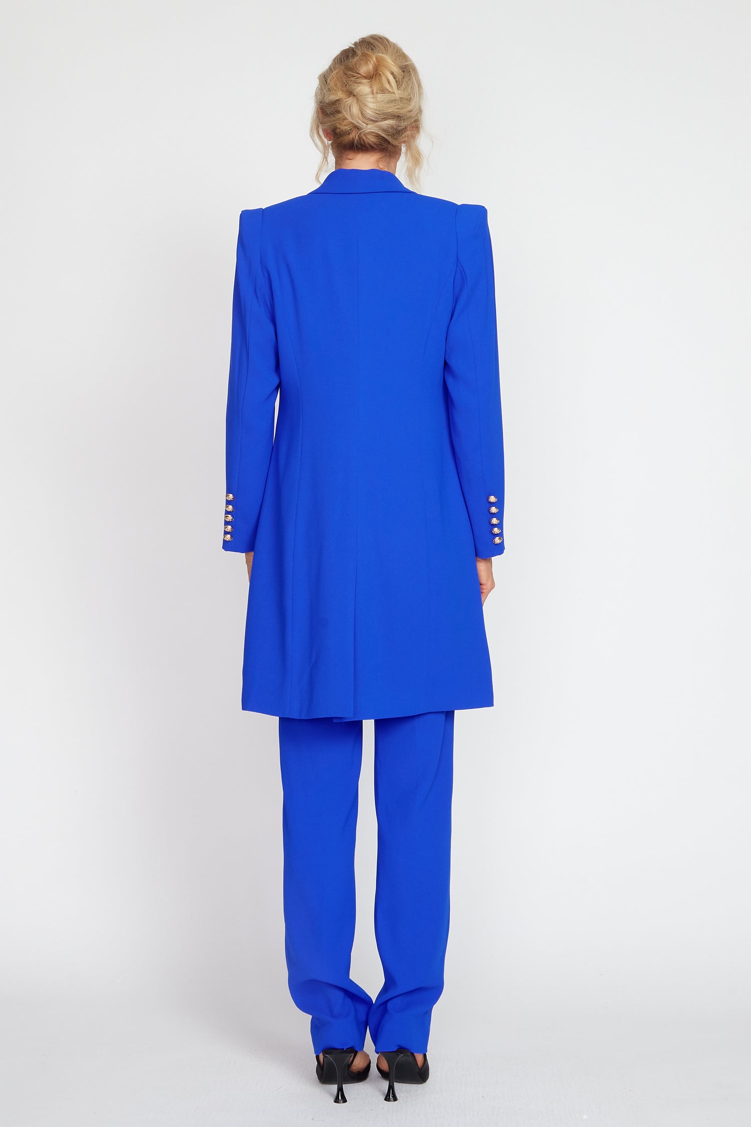 Electric Blue Longline Jacket