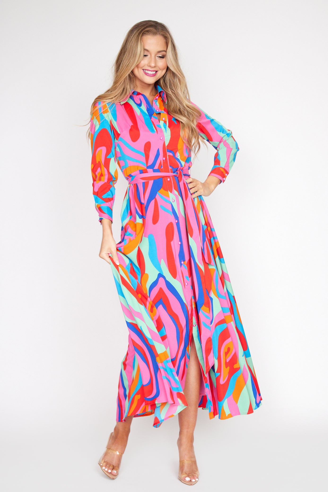 Ibiza Button Through Dress