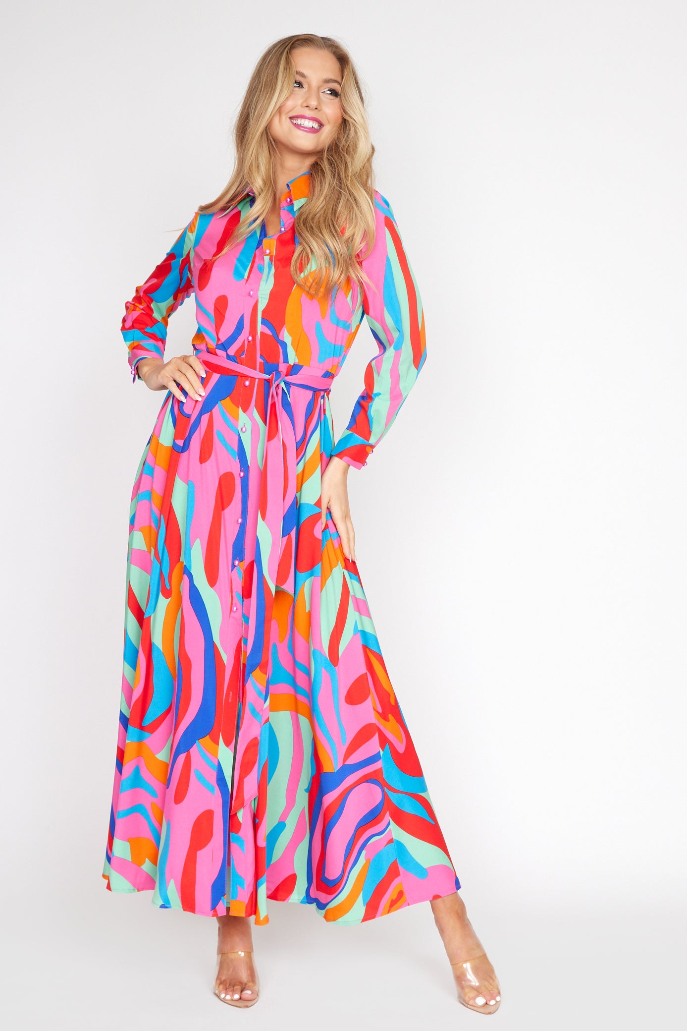 Ibiza Button Through Dress