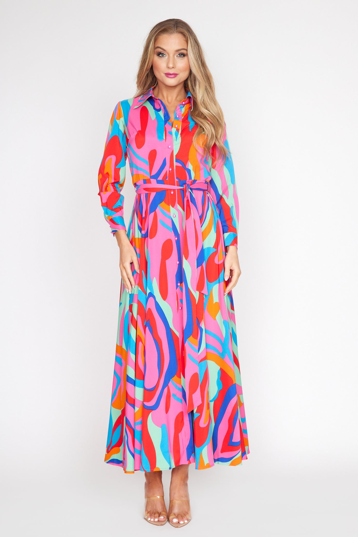 Ibiza Button Through Dress