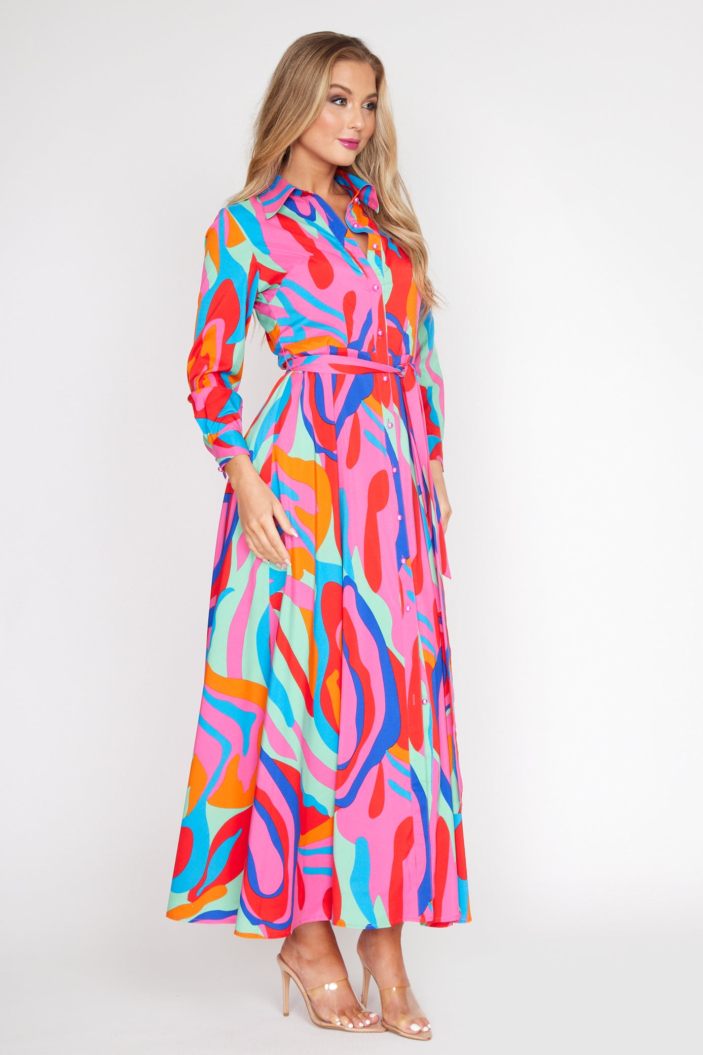 Ibiza Button Through Dress