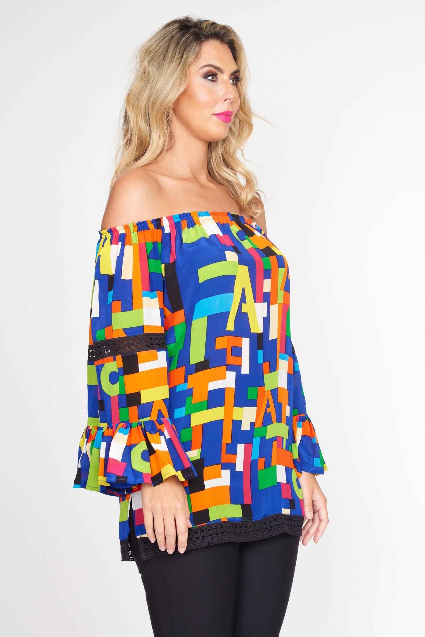 Geometric Print Sorento Top