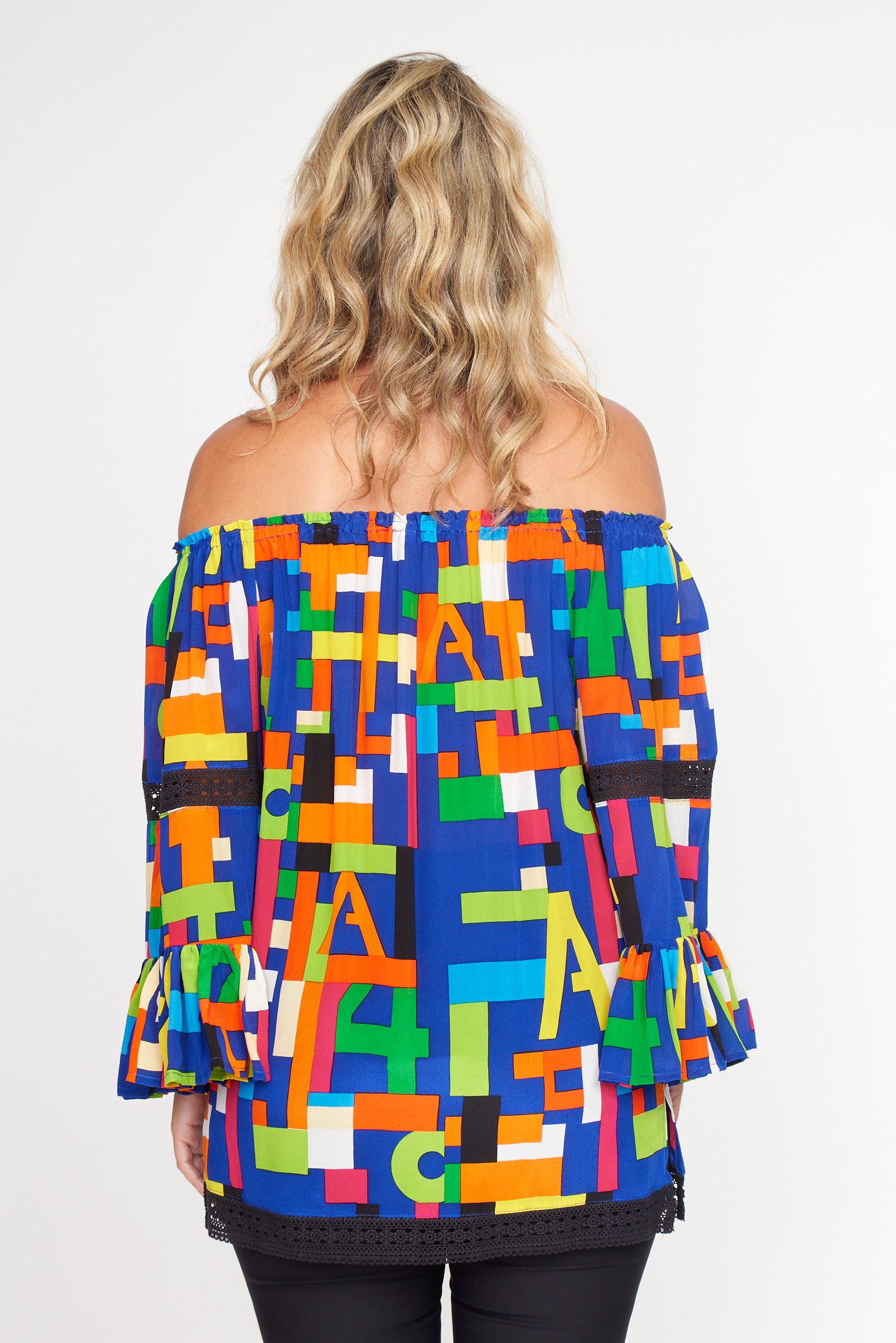 Geometric Print Sorento Top