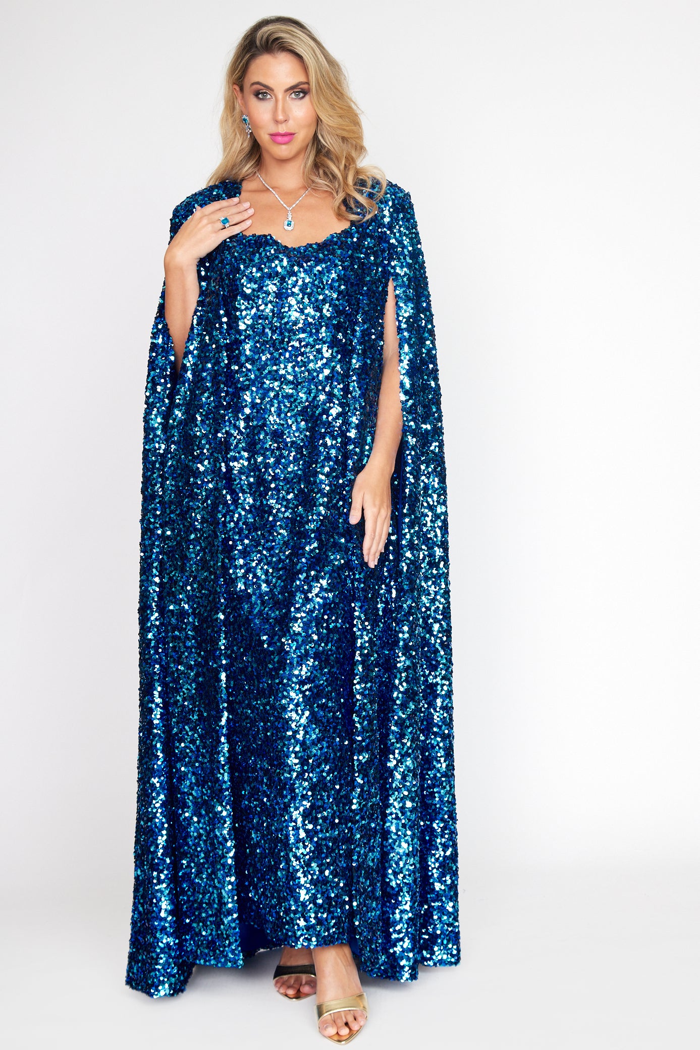 Royale Sequin Slip Dress