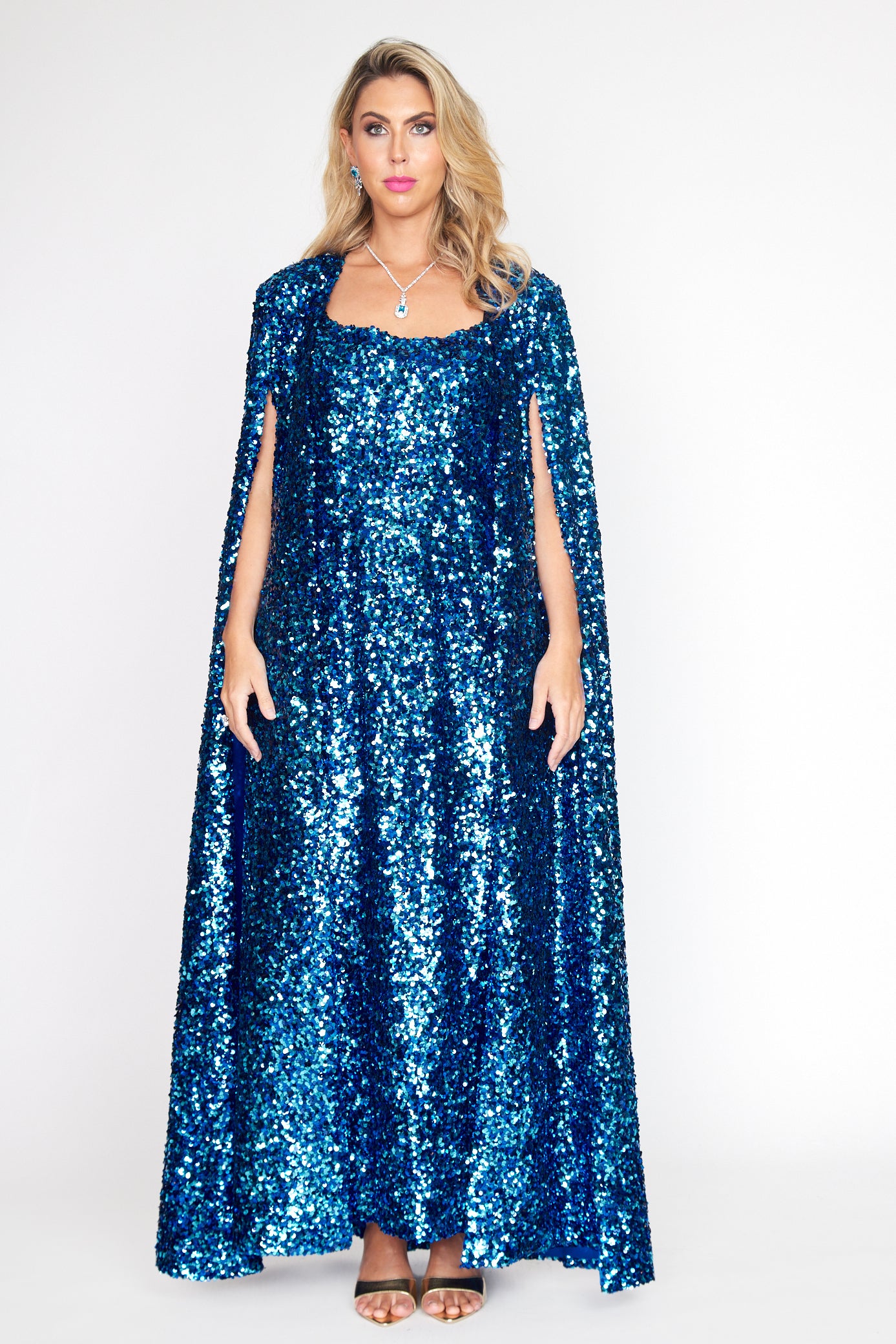 Royale Sequin Slip Dress
