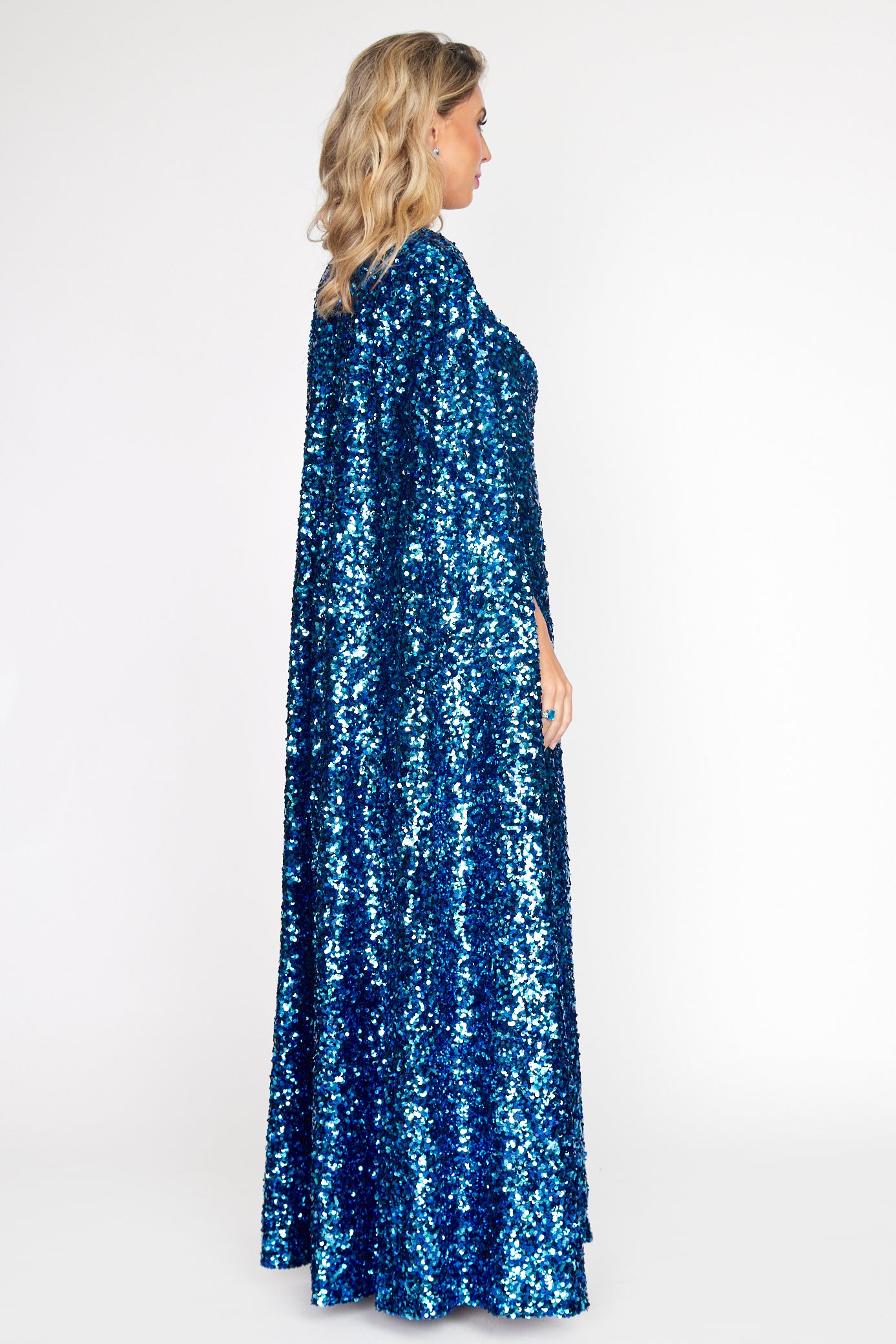 Royale Sequin Gala Cape