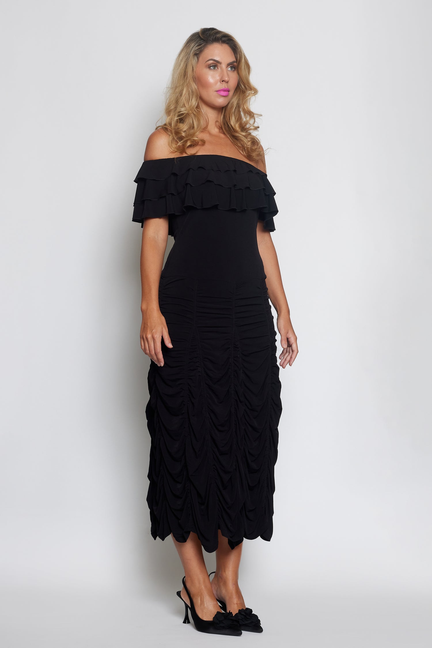 Black Jersey Travel Dress