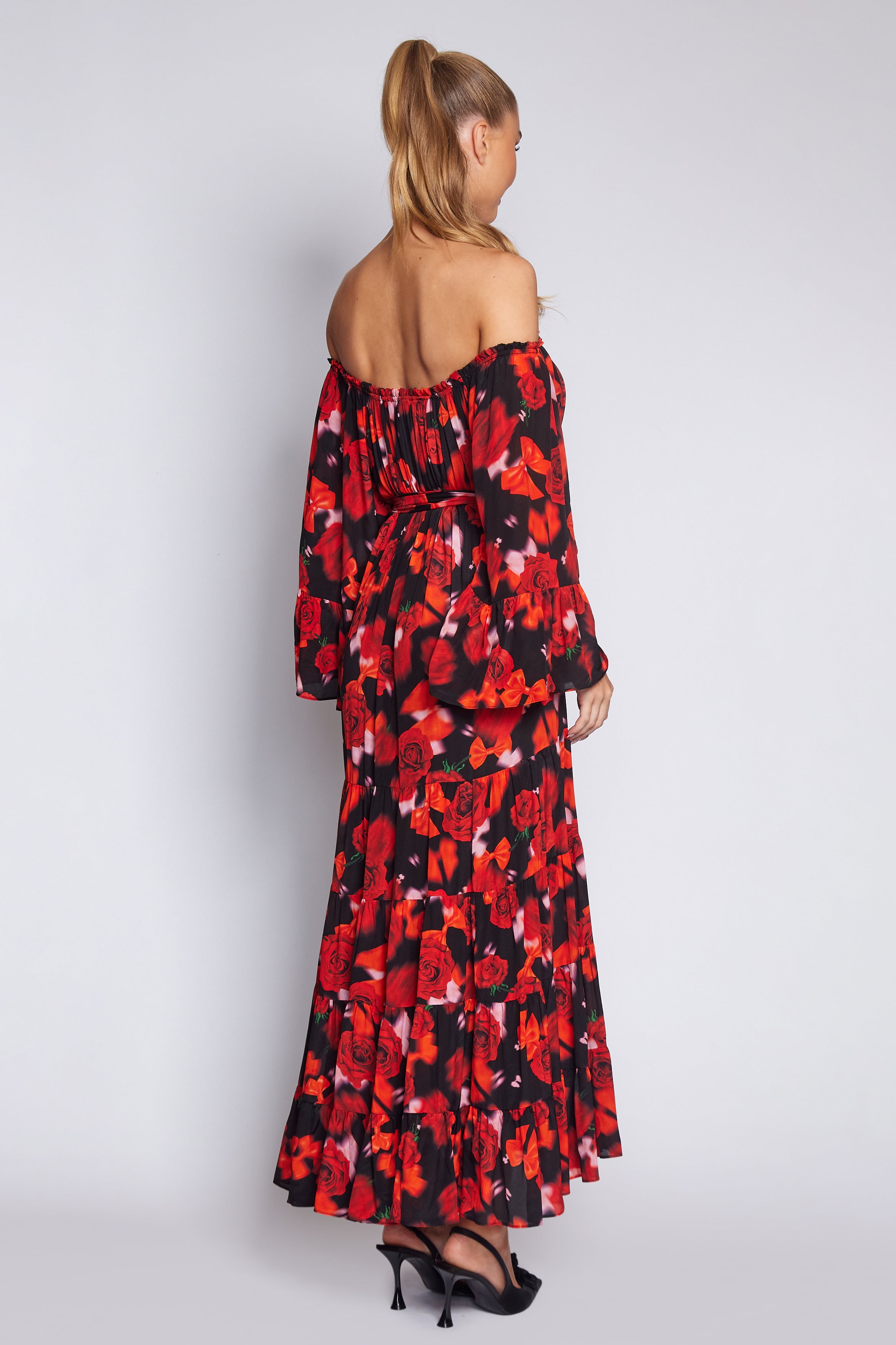 Red Rose Gypsy Dress