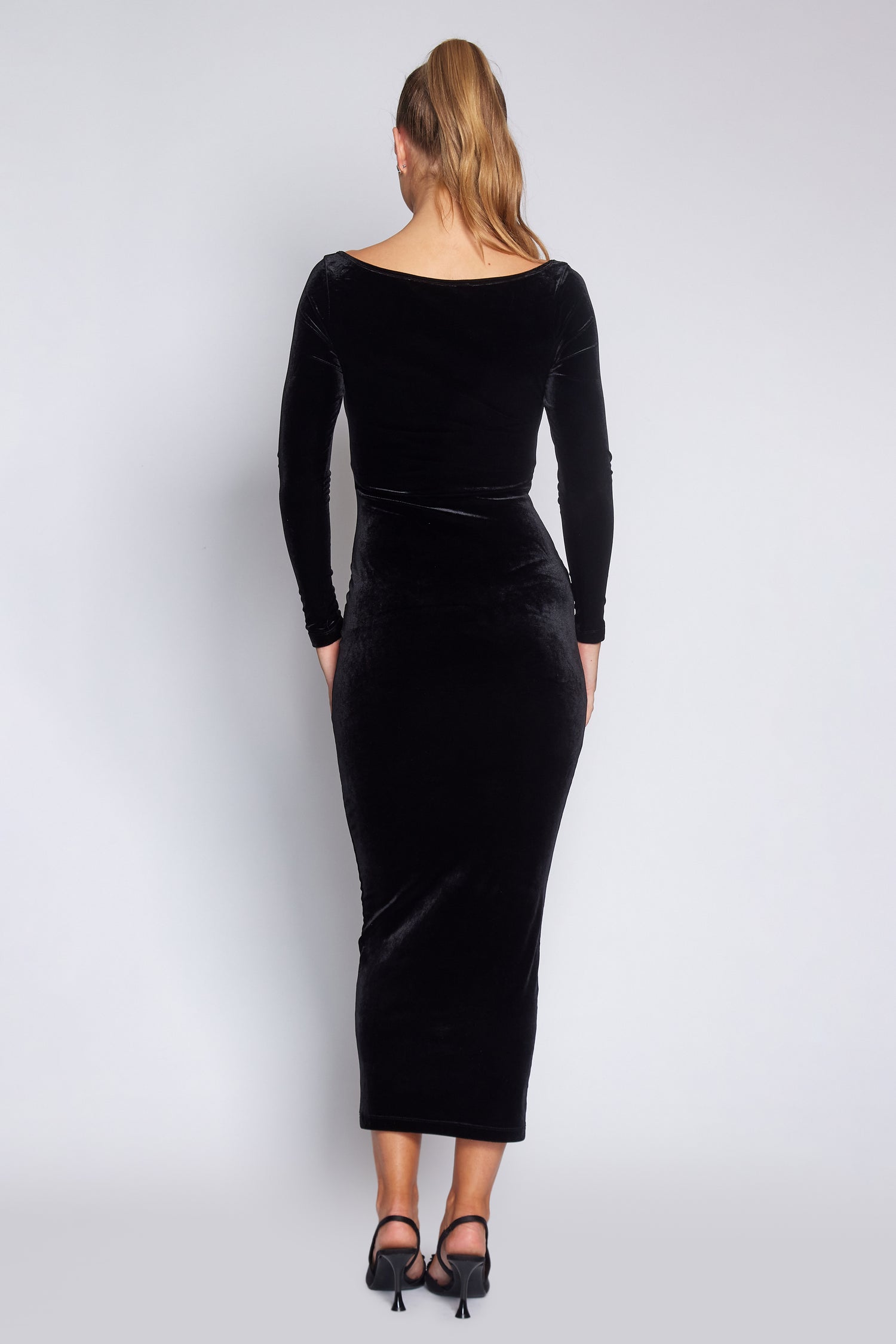 Black Velvet Tube dress