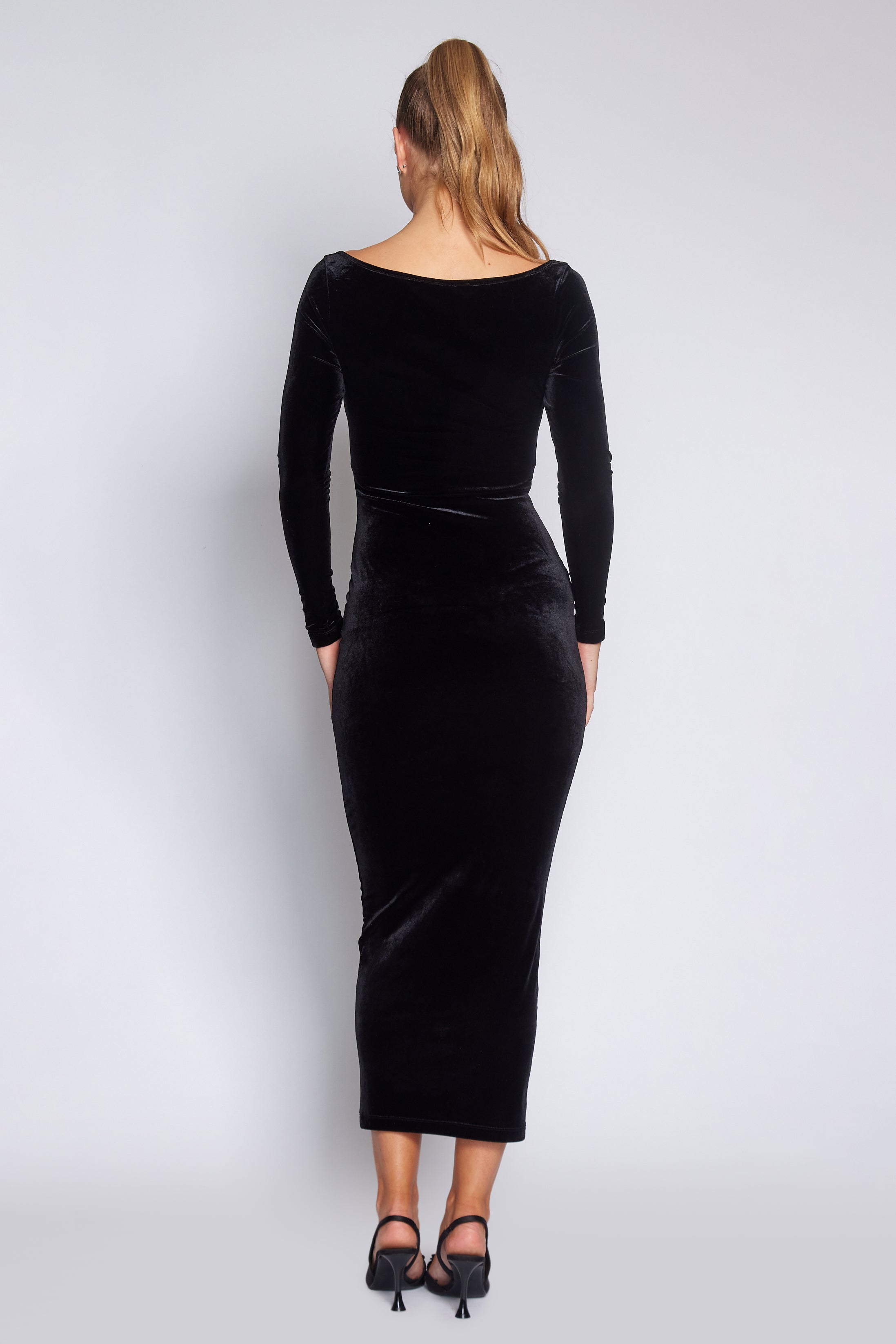 Black Velvet Tube dress