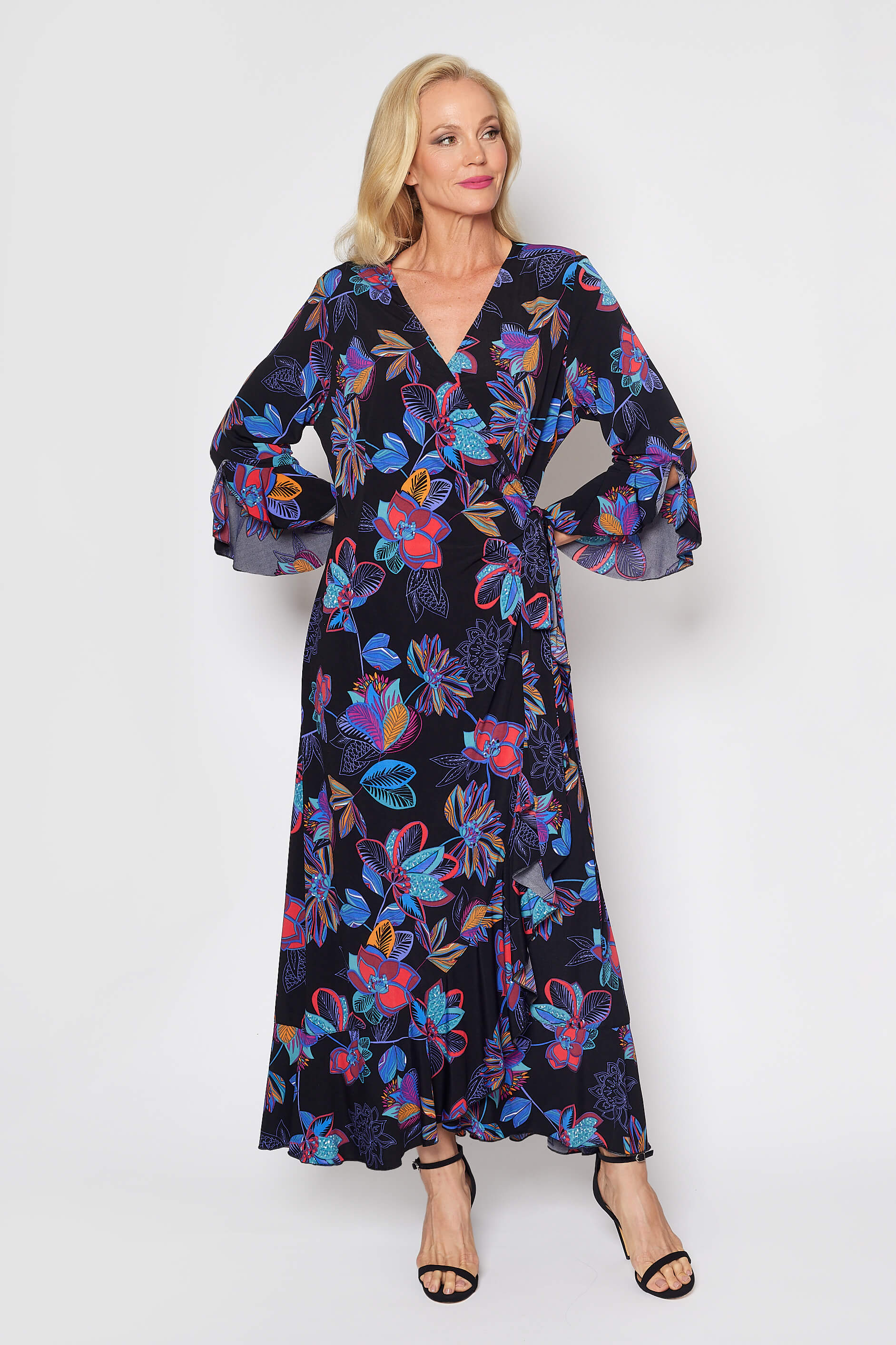 Jersey Wrap Dress (Multiprint)