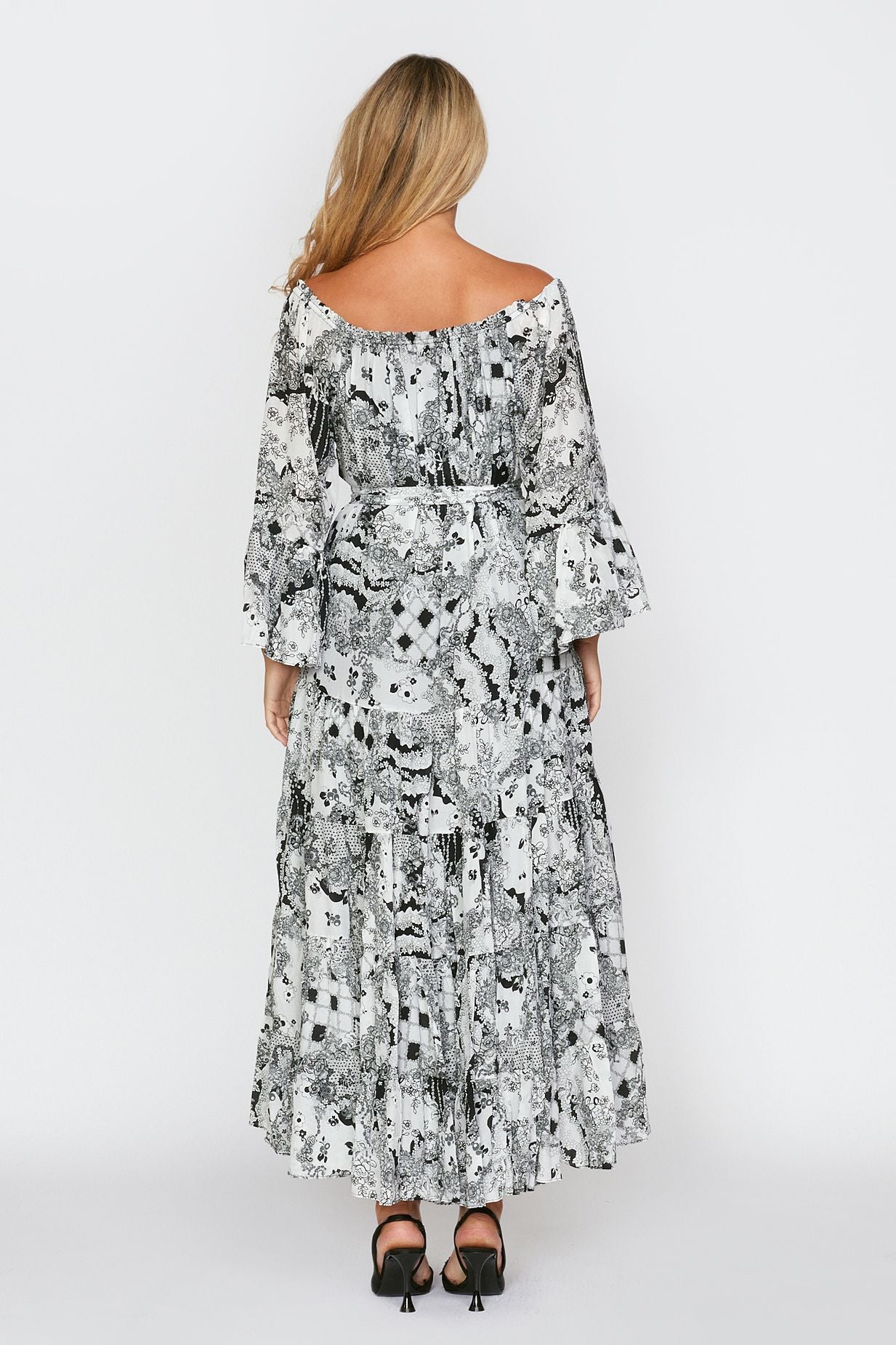 Geo Floral Gypsy Dress