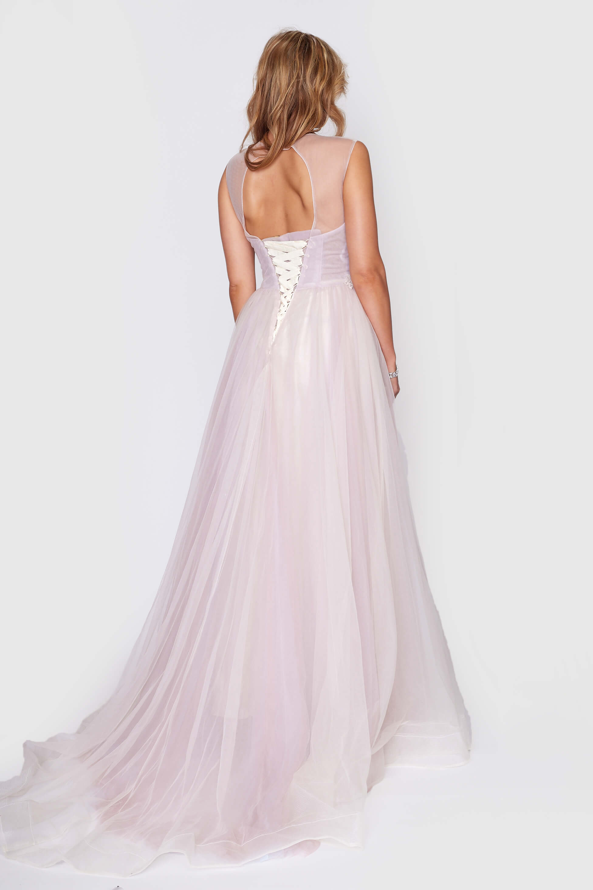 Champagne Nude Cocktail Gown