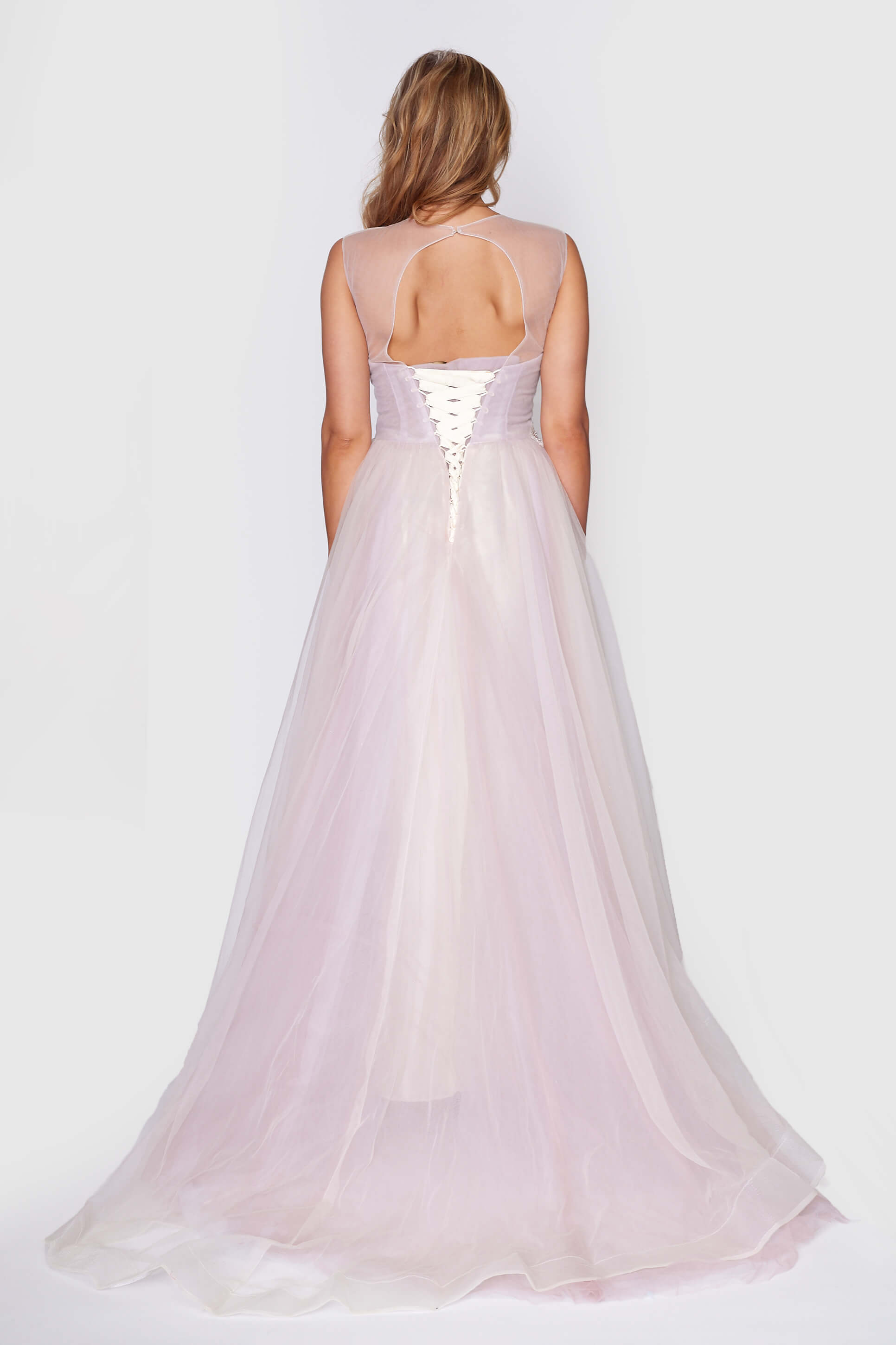 Champagne Nude Cocktail Gown