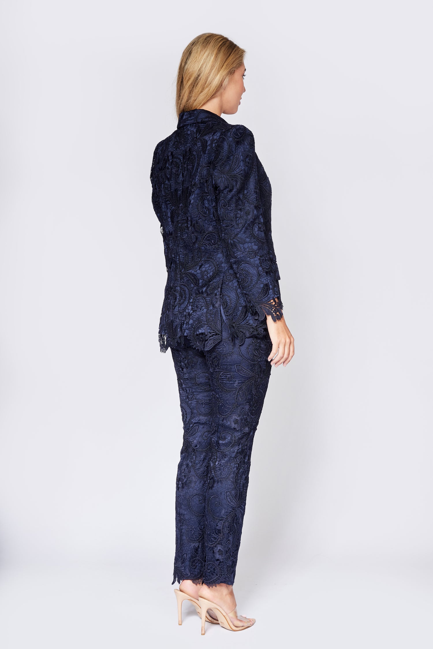 Navy Lace Jacket