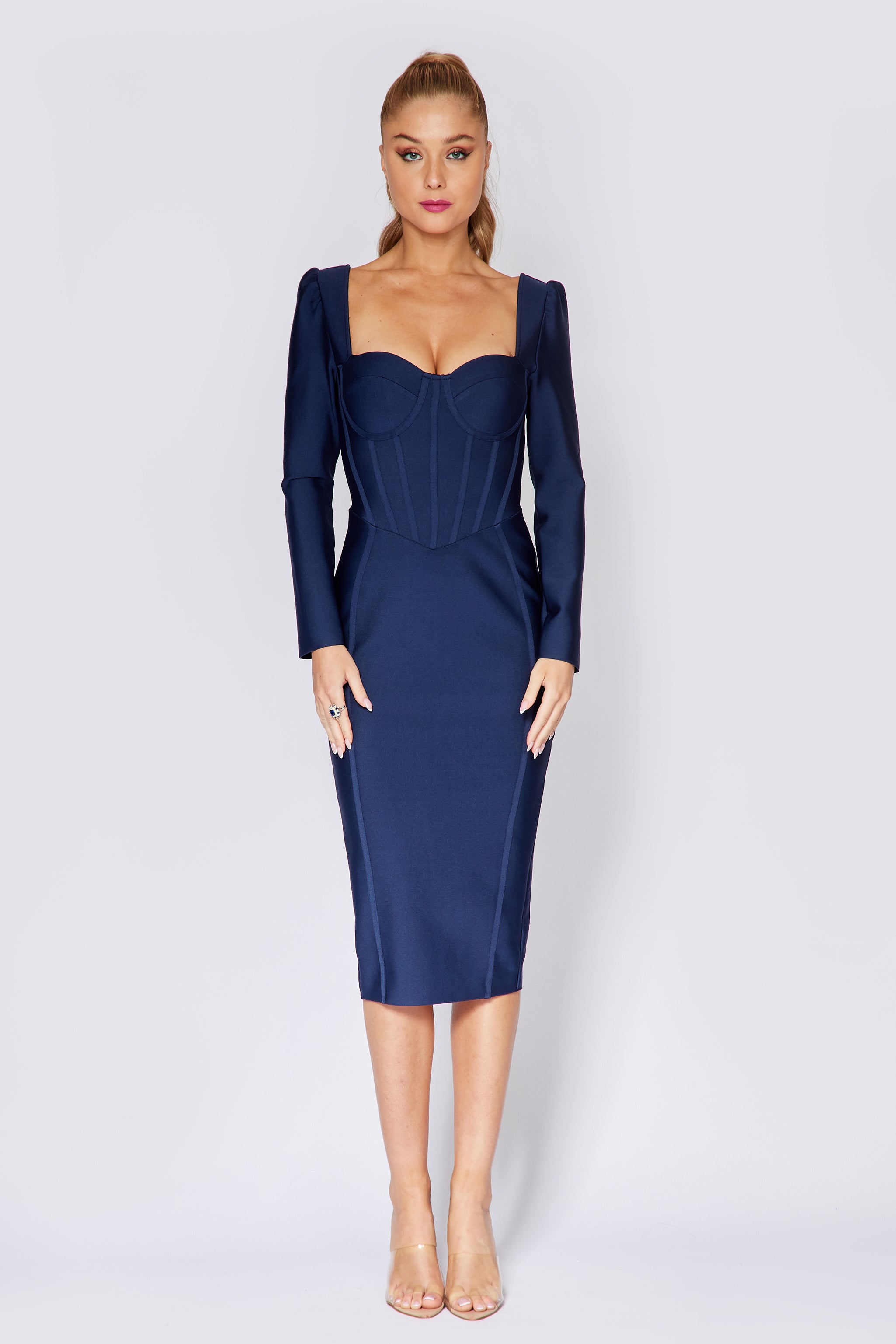 Navy Body-Con Dress