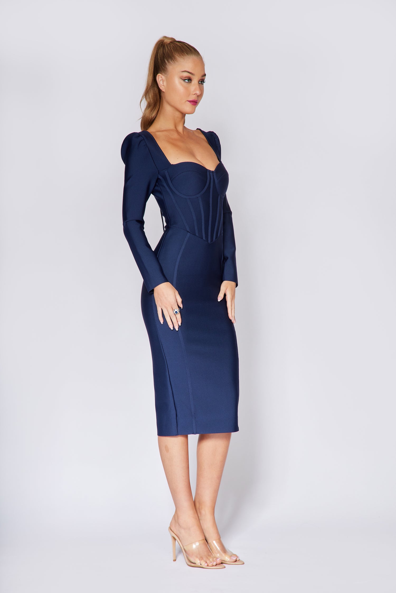 Navy Body-Con Dress