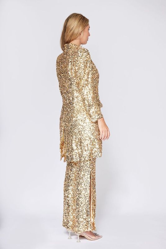 Gold Sequin Theatre Coat