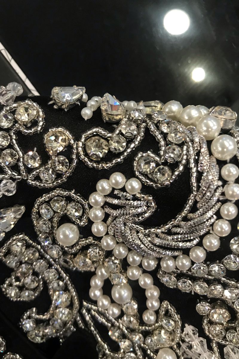 Sequinned and Beached Cape Jacket