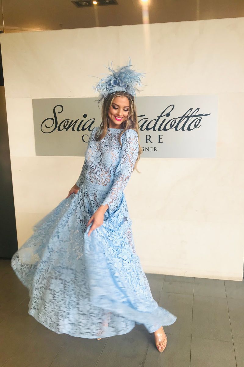 Signature Circle Lace Skirt and Signature Fitted Lace Body Top